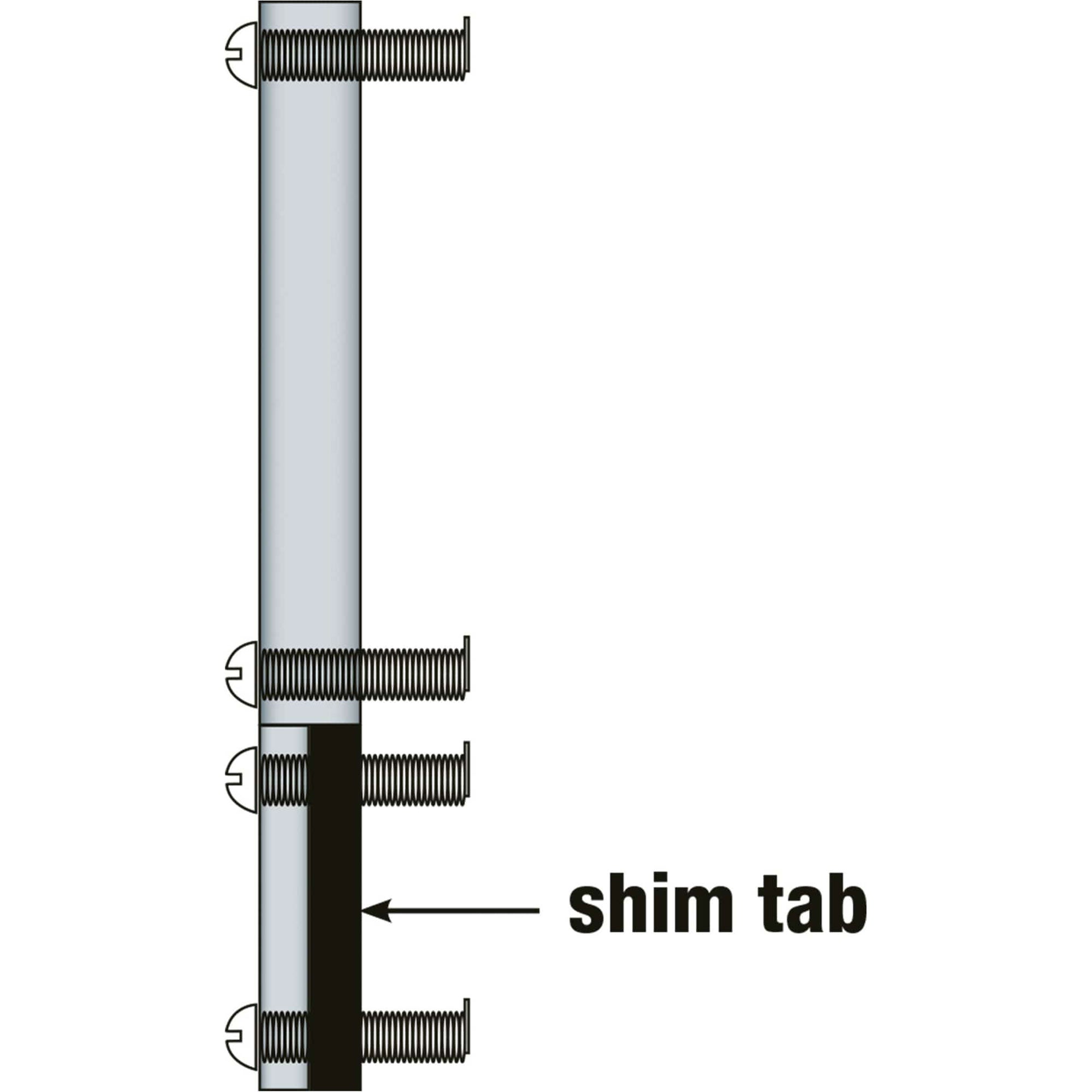 Middle Atlantic ST3MP Shim Tabs 3U (100 Pack)