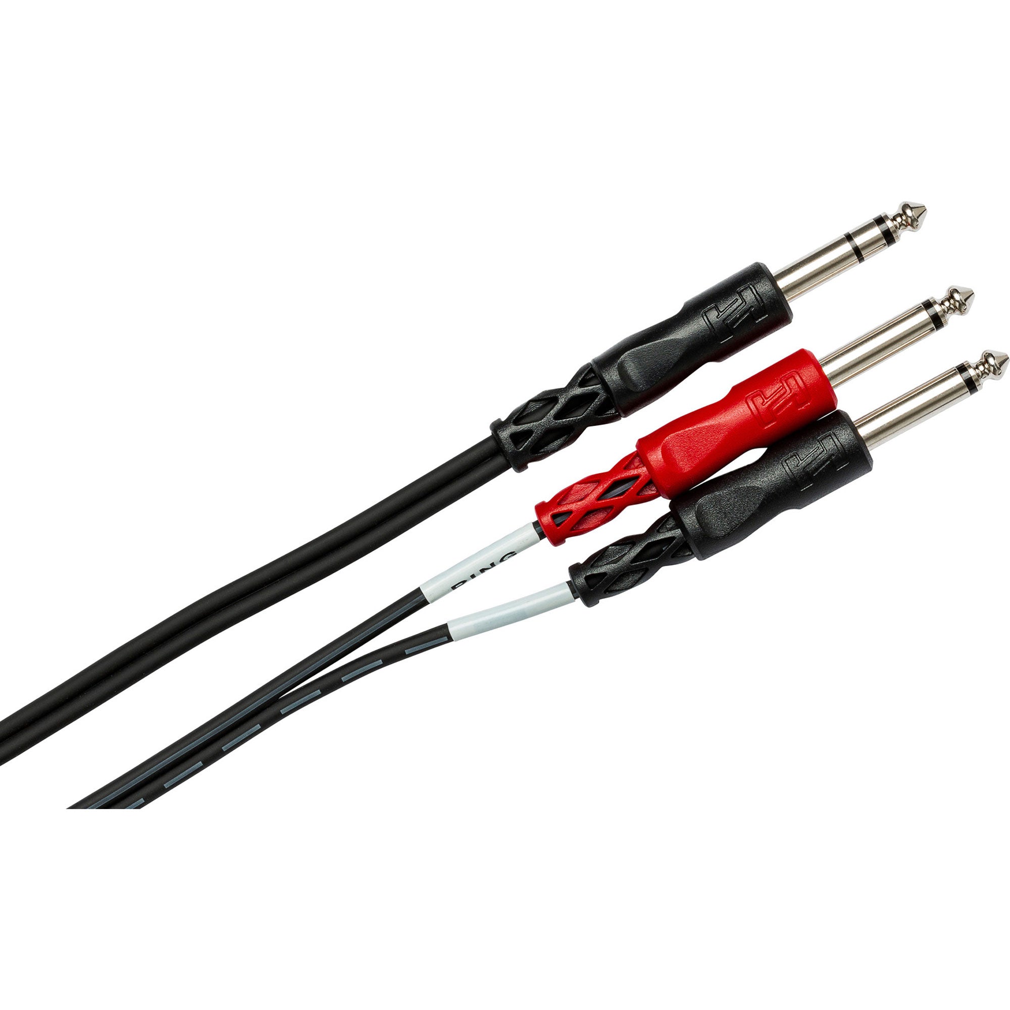 Hosa STP-202 1/4" TRS Male to Dual 1/4" TS Male Insert Cable (6.6')