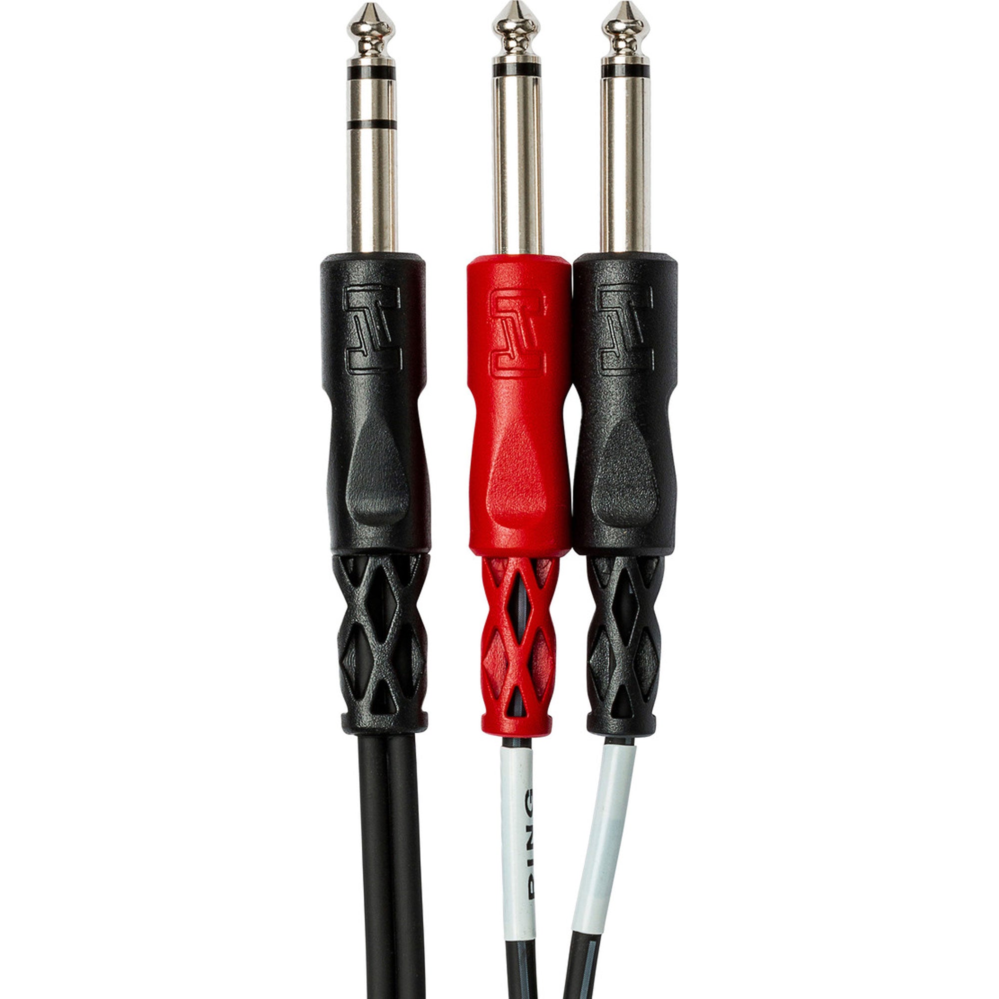 Hosa STP-203 1/4" TRS Male to Dual 1/4" TS Male Insert Cable (10')