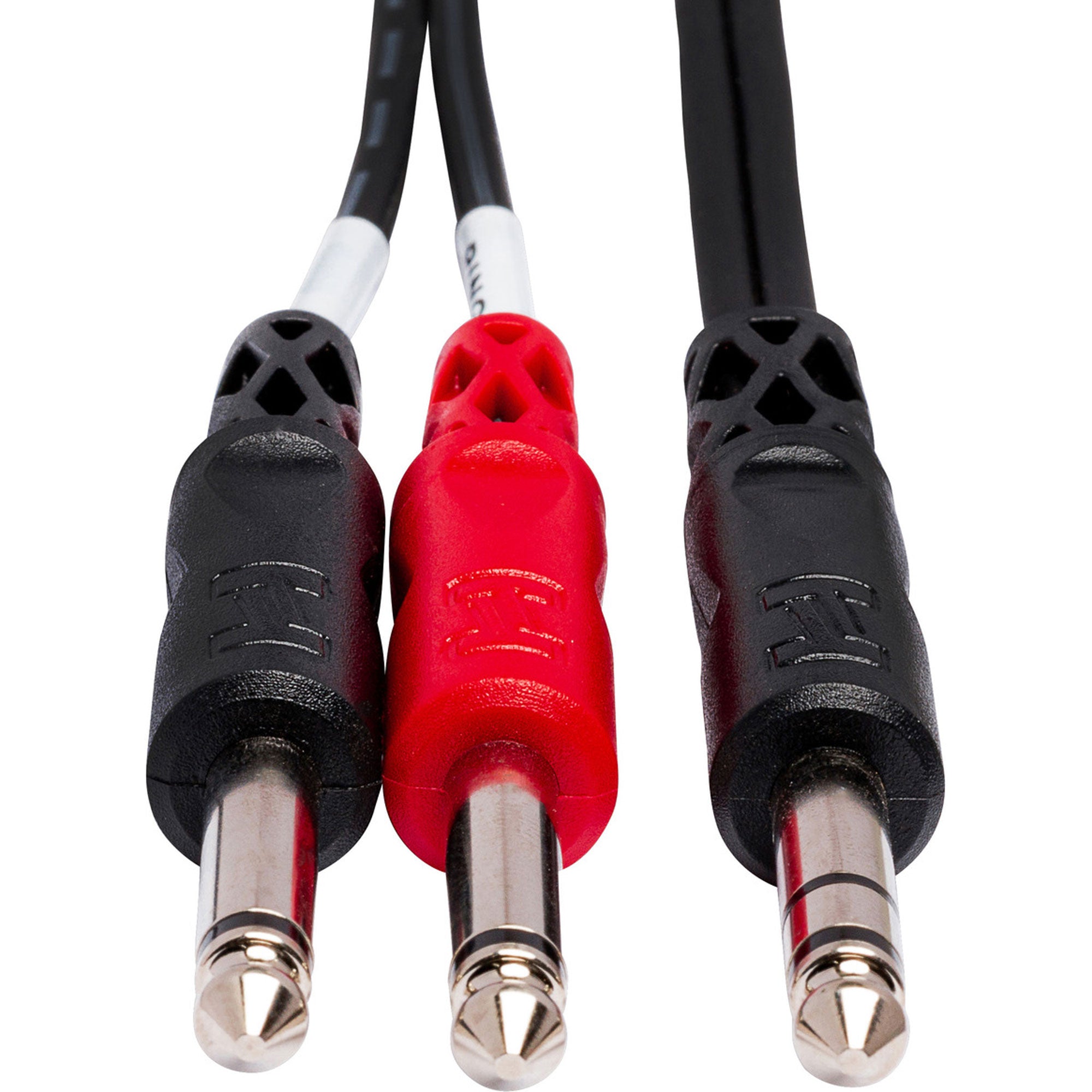 Hosa STP-204 1/4" TRS Male to Dual 1/4" TS Male Insert Cable (13.2')