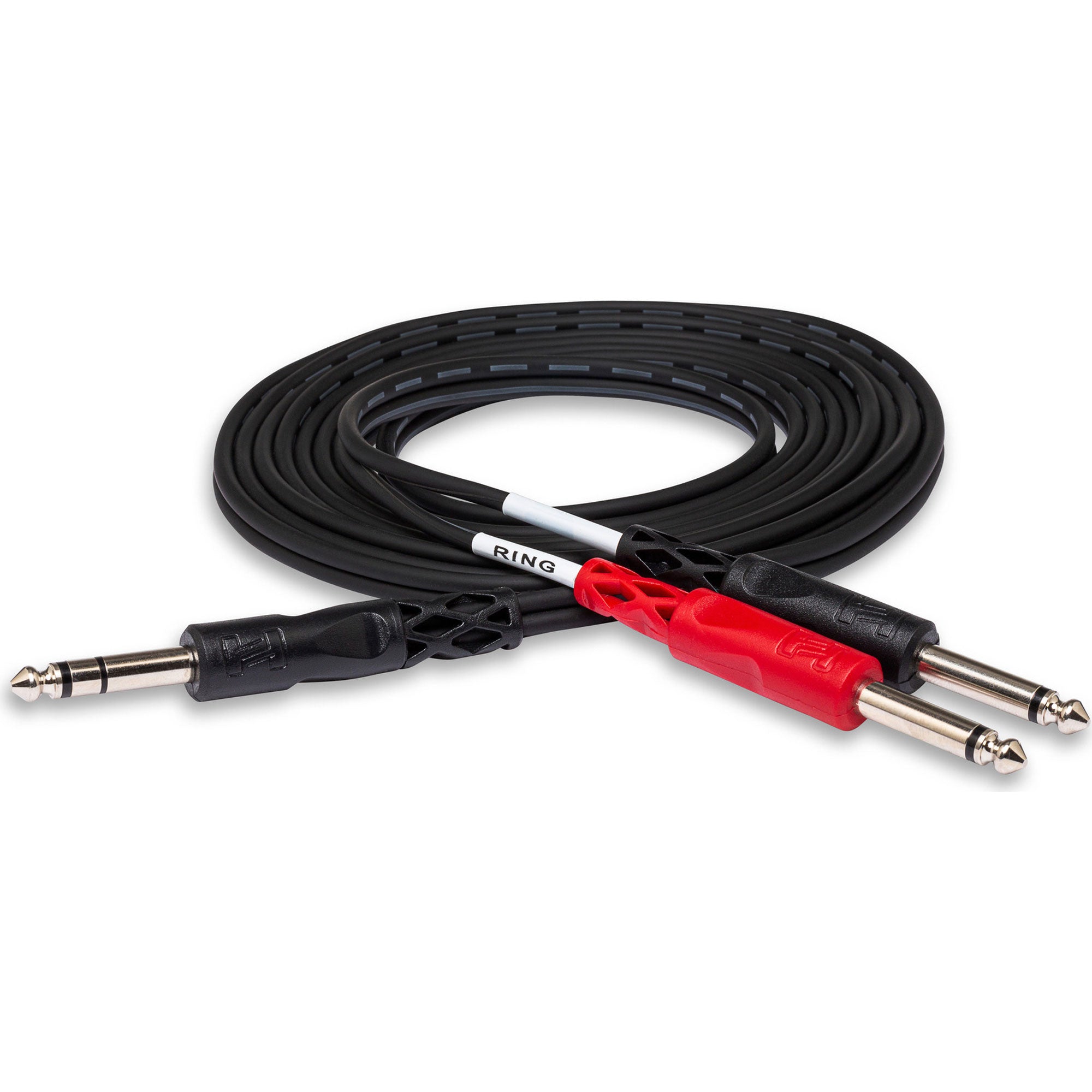Hosa STP-203 1/4" TRS Male to Dual 1/4" TS Male Insert Cable (10')