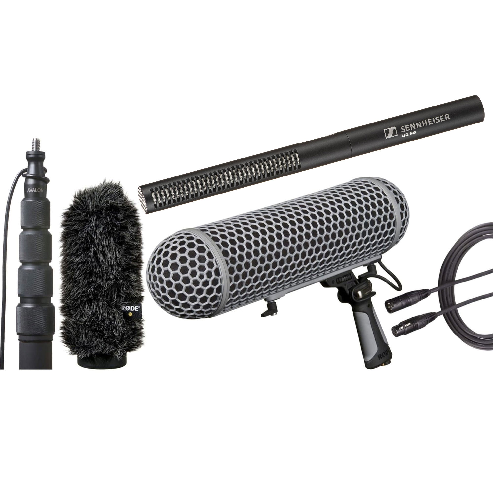Sennheiser MKE600 Shotgun Microphone Location Recording Kit (Ultimate Bundle)