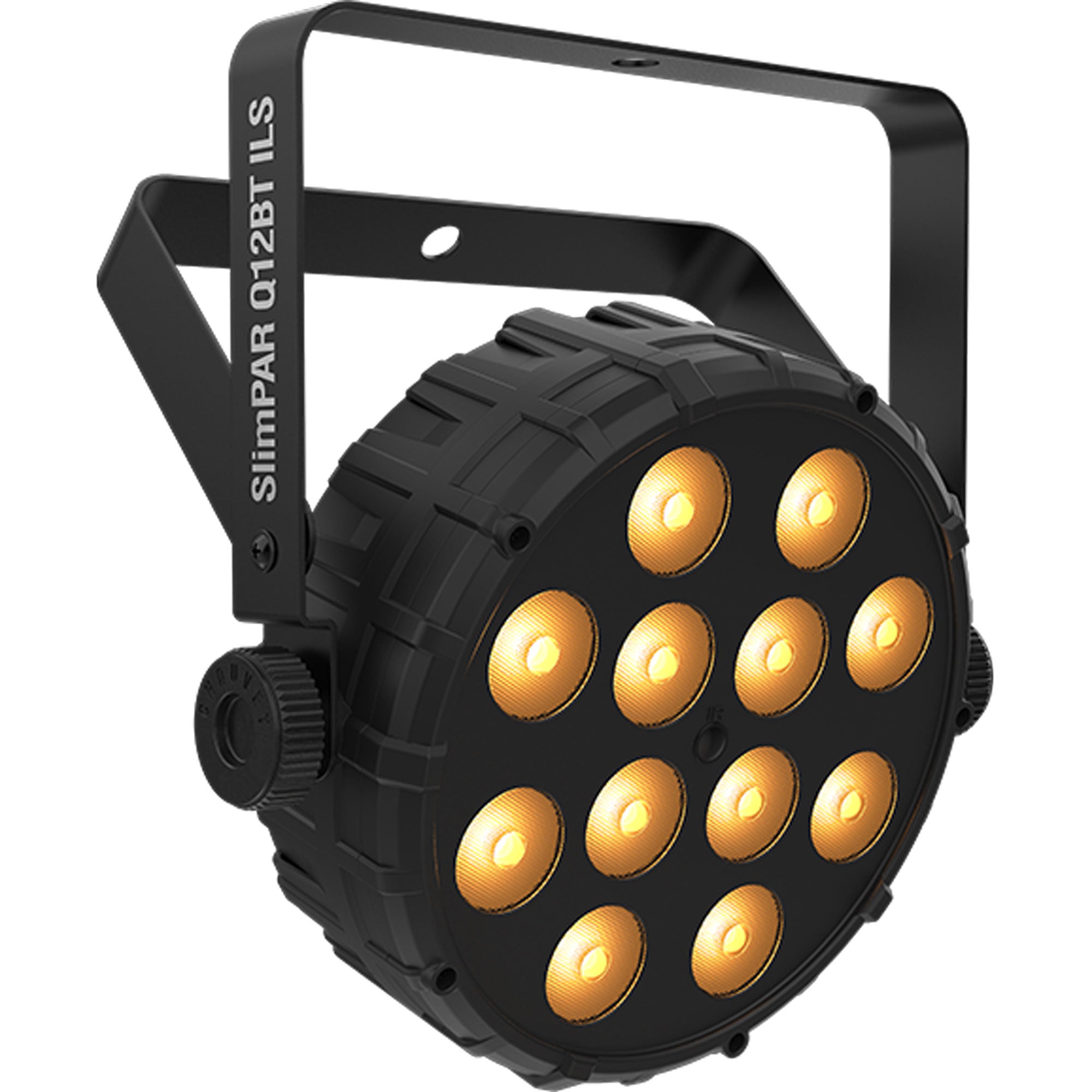 Chauvet DJ SlimPAR Q12BT ILS Compact RGBA LED Par Wash Light Fixture with Bluetooth