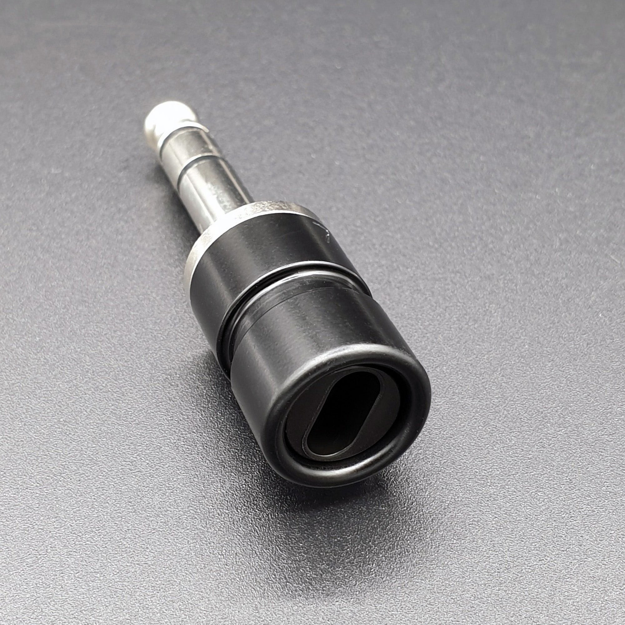 SquarePlug SPS7-SBK Compact Short Straight 1/4" TRS Stereo Cable Plug (Black)