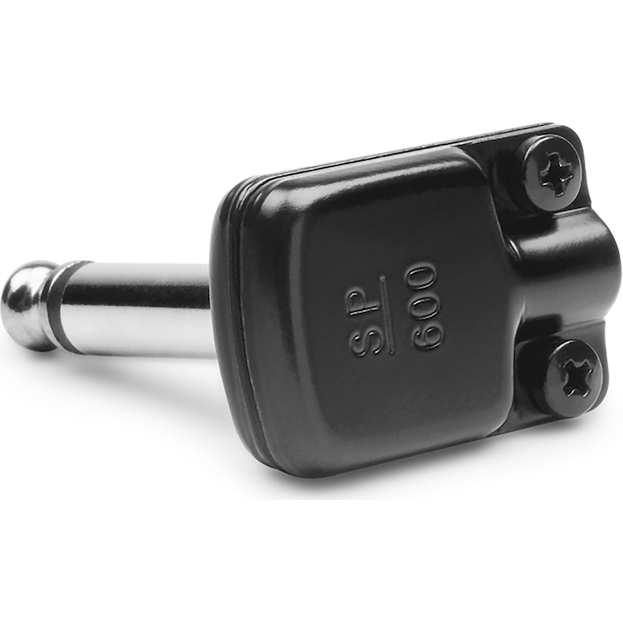 SquarePlug SP600BK Compact Pancake Right-Angle 1/4" TS Mono Cable Plug (Black)
