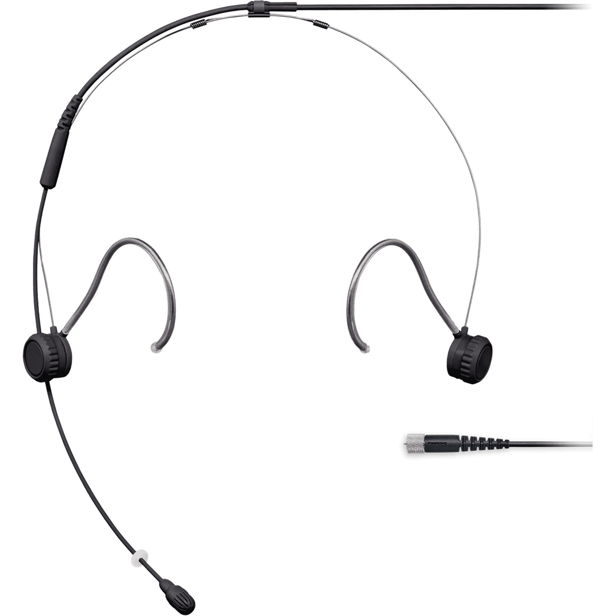 Shure TwinPlex TH53 Omnidirectional Headset Microphone (Microdot, Black)