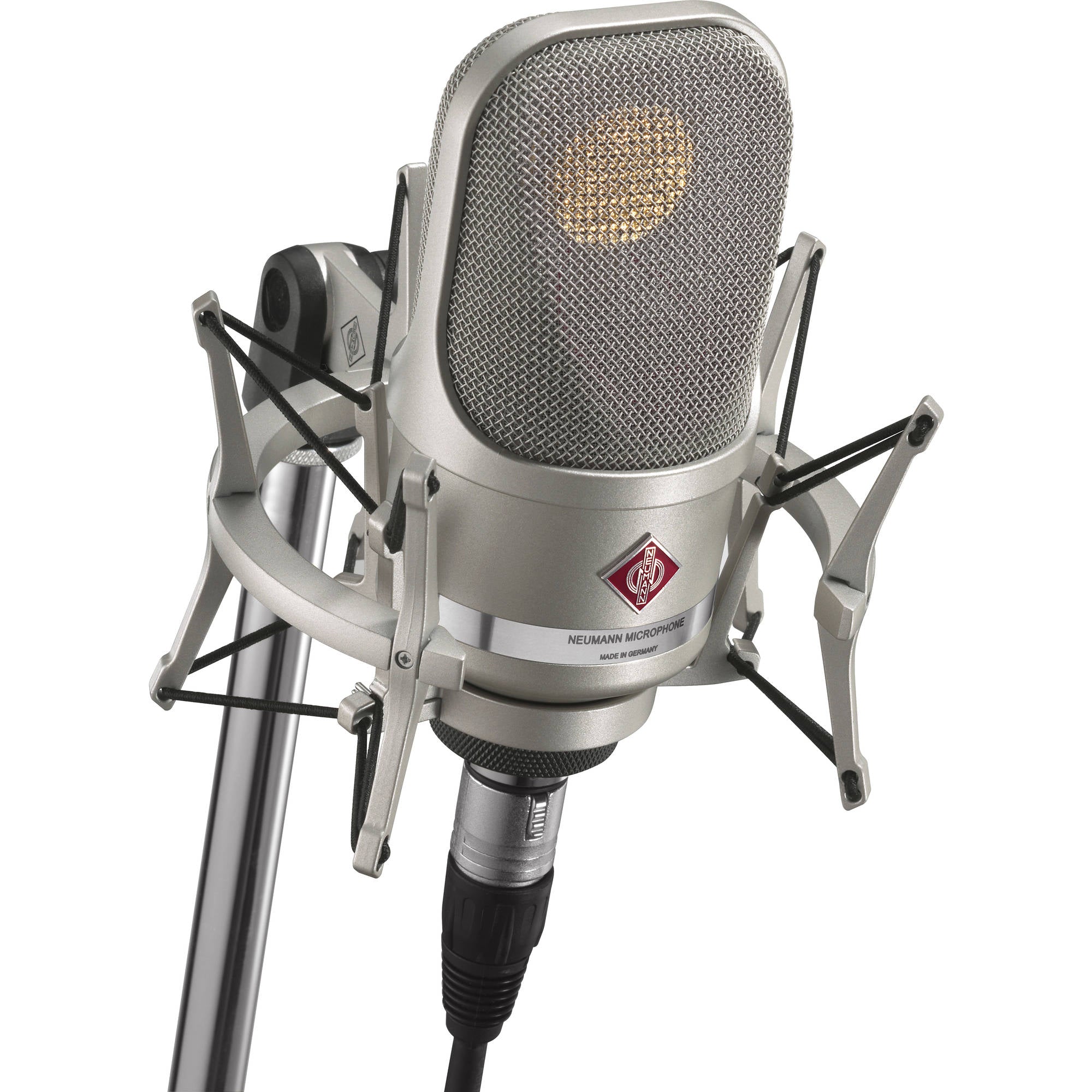 Neumann TLM 107 Large-Diaphragm Multipattern Condenser Microphone (Studio Set, Nickel)