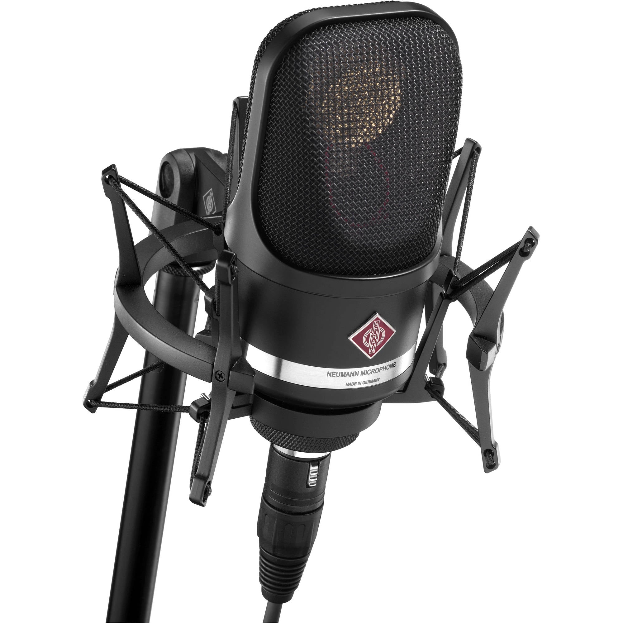Neumann TLM 107 Large-Diaphragm Multipattern Condenser Microphone (Studio Set, Black)