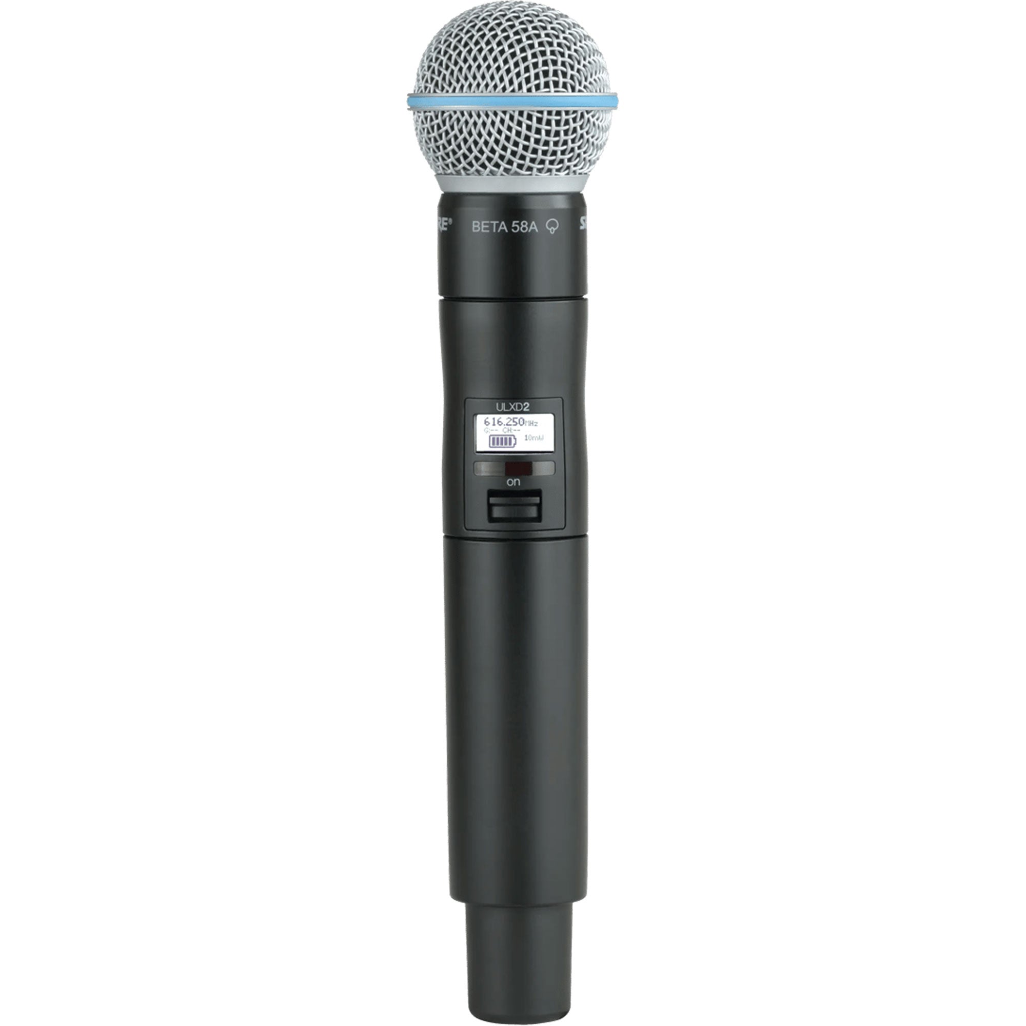 Shure ULXD2/B58 Handheld Wireless Transmitter with Beta 58A Capsule (G57: 470-608 MHz)