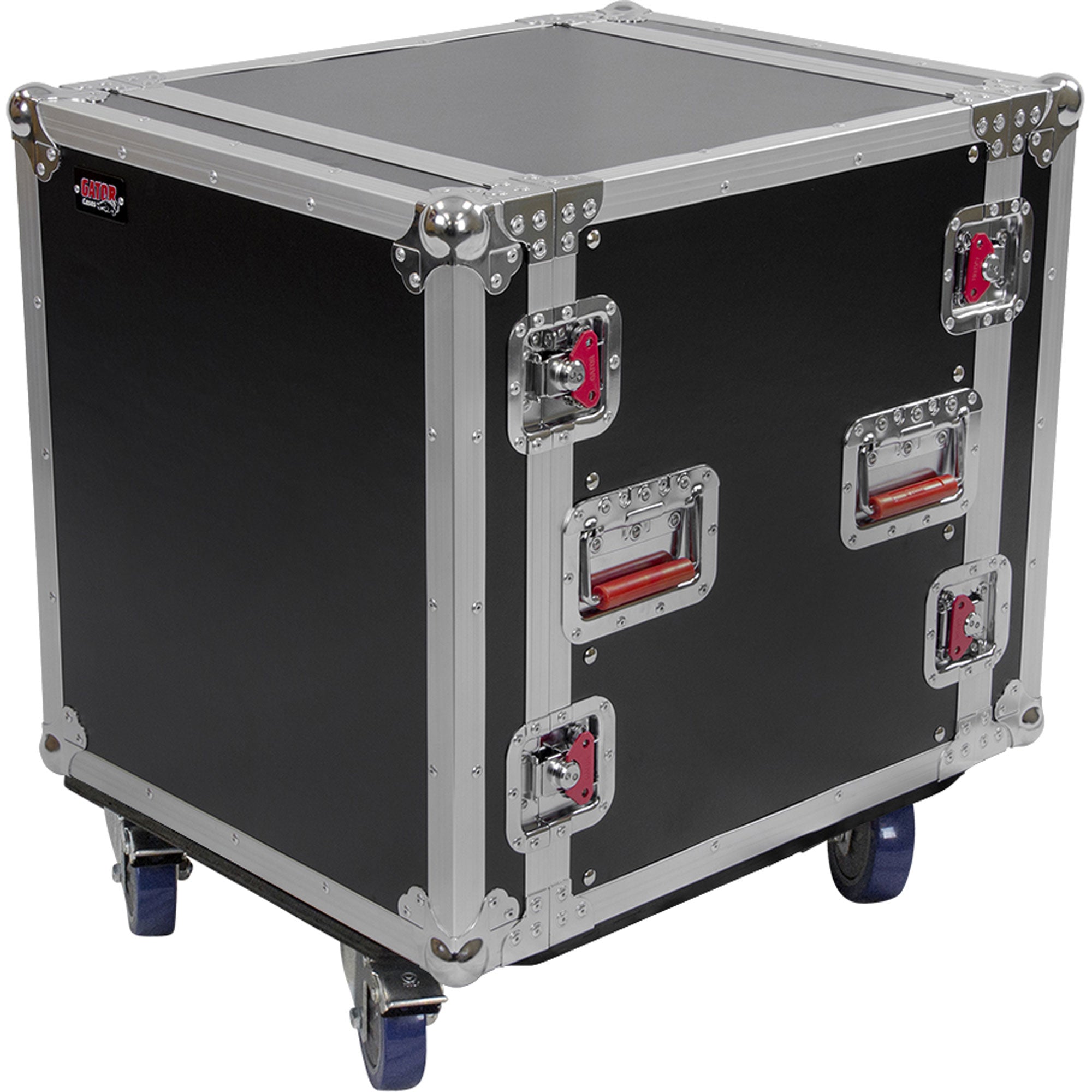Gator Cases G-TOUR 12U CAST Standard Road Rack Case with Casters (12U)