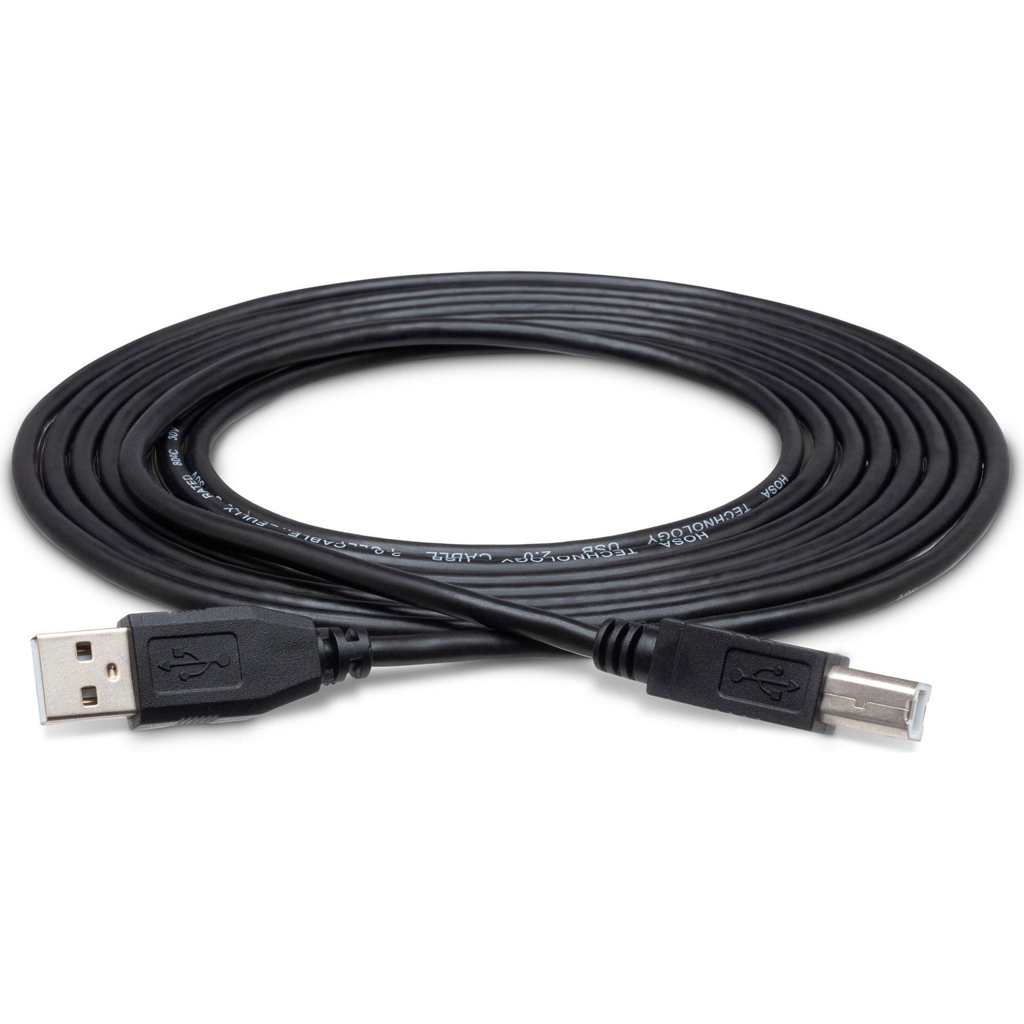 Hosa USB-215AB High Speed Type A to Type B USB Cable (15')