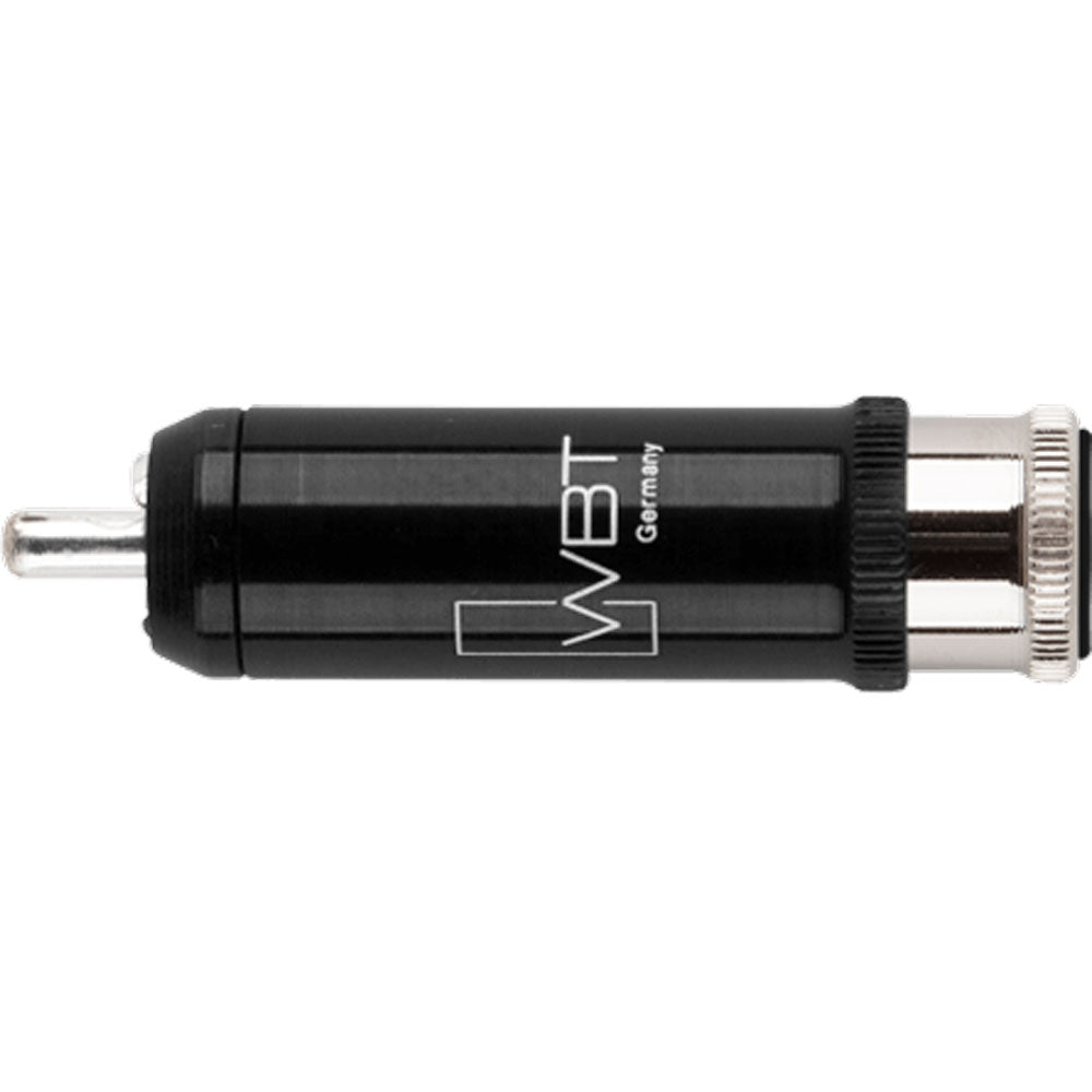 WBT 0110-Ag NextGen Silver Signature Male RCA Connector (Single, Black)