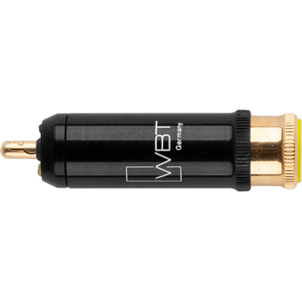 WBT 0110-Cu NextGen Gold Topline Male RCA Connector (Single, Yellow)