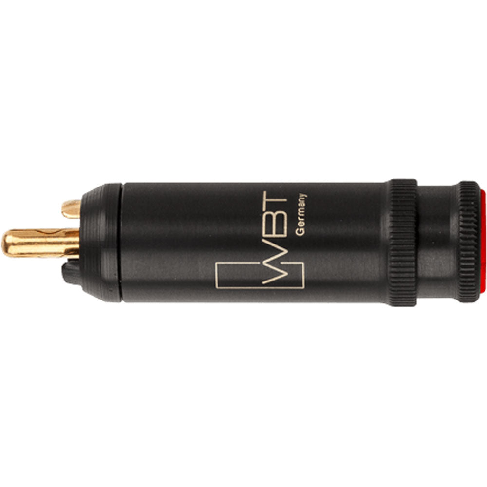 WBT 0114-Cu NextGen Gold Topline Male RCA Connector (Single, Red)