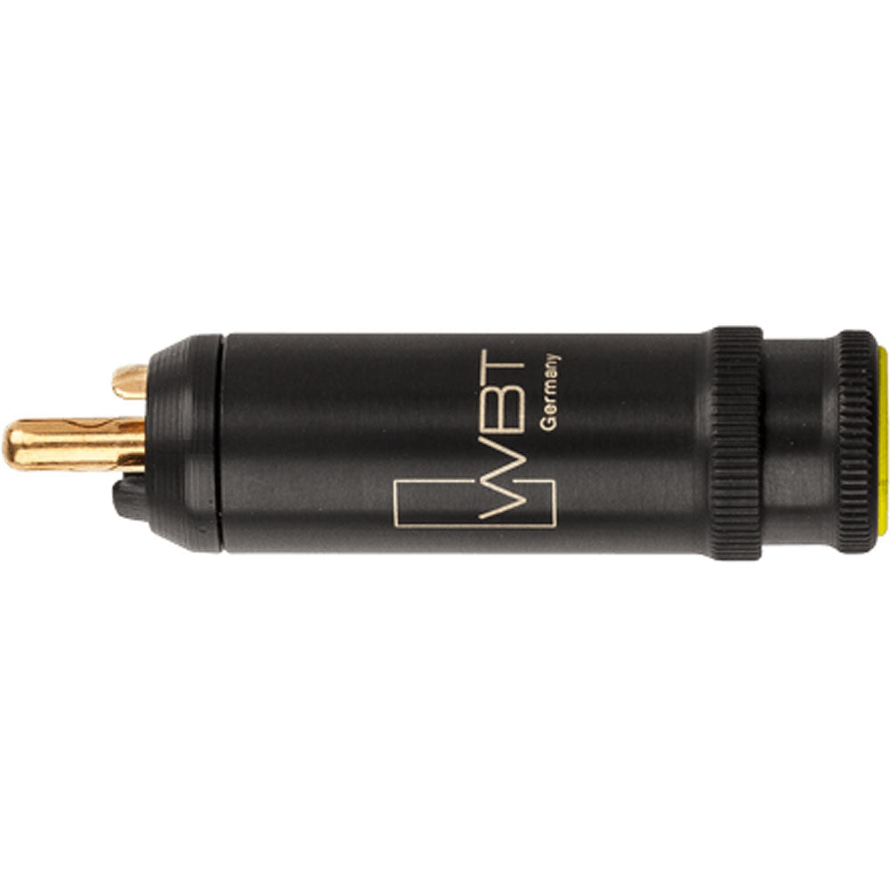 WBT 0114-Cu NextGen Gold Topline Male RCA Connector (Single, Yellow)