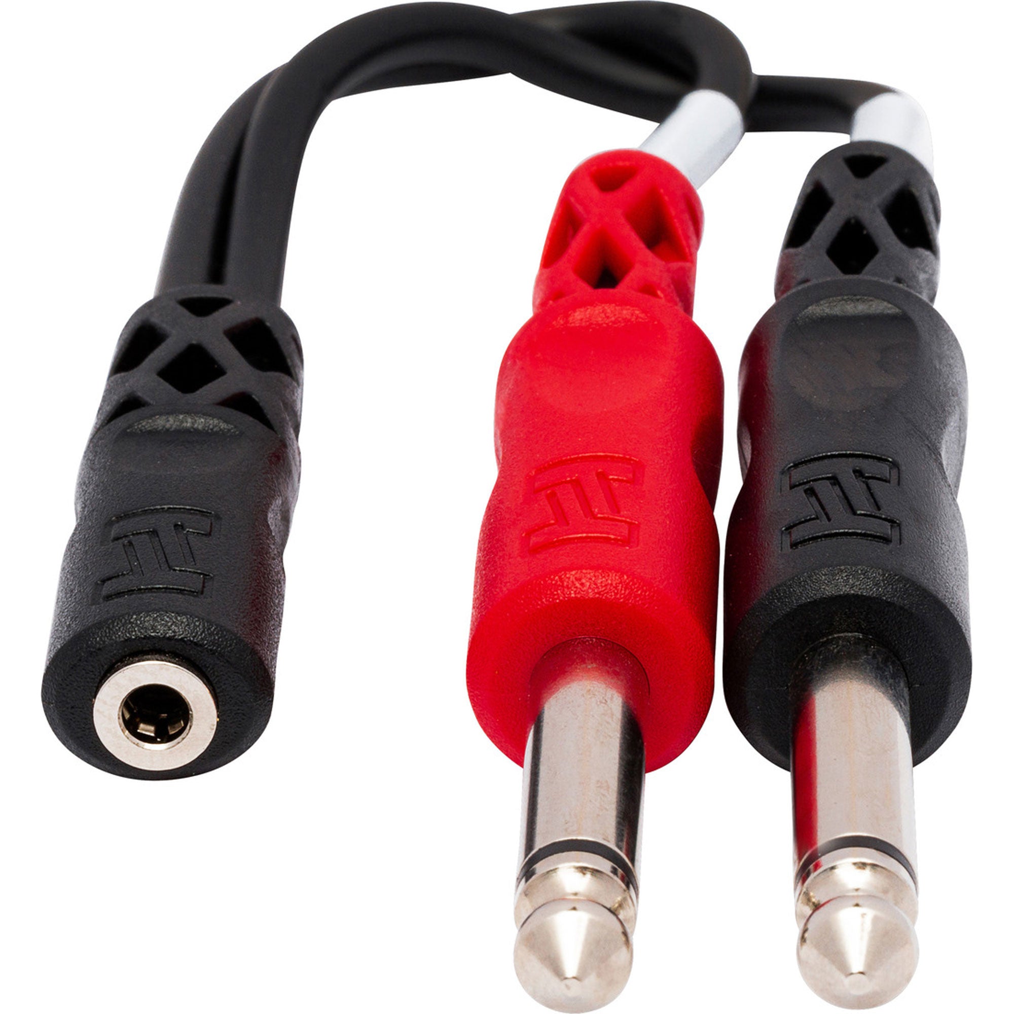 Hosa YMP-434 Female 3.5mm TRS to Dual Male 1/4" TS Stereo Breakout Cable