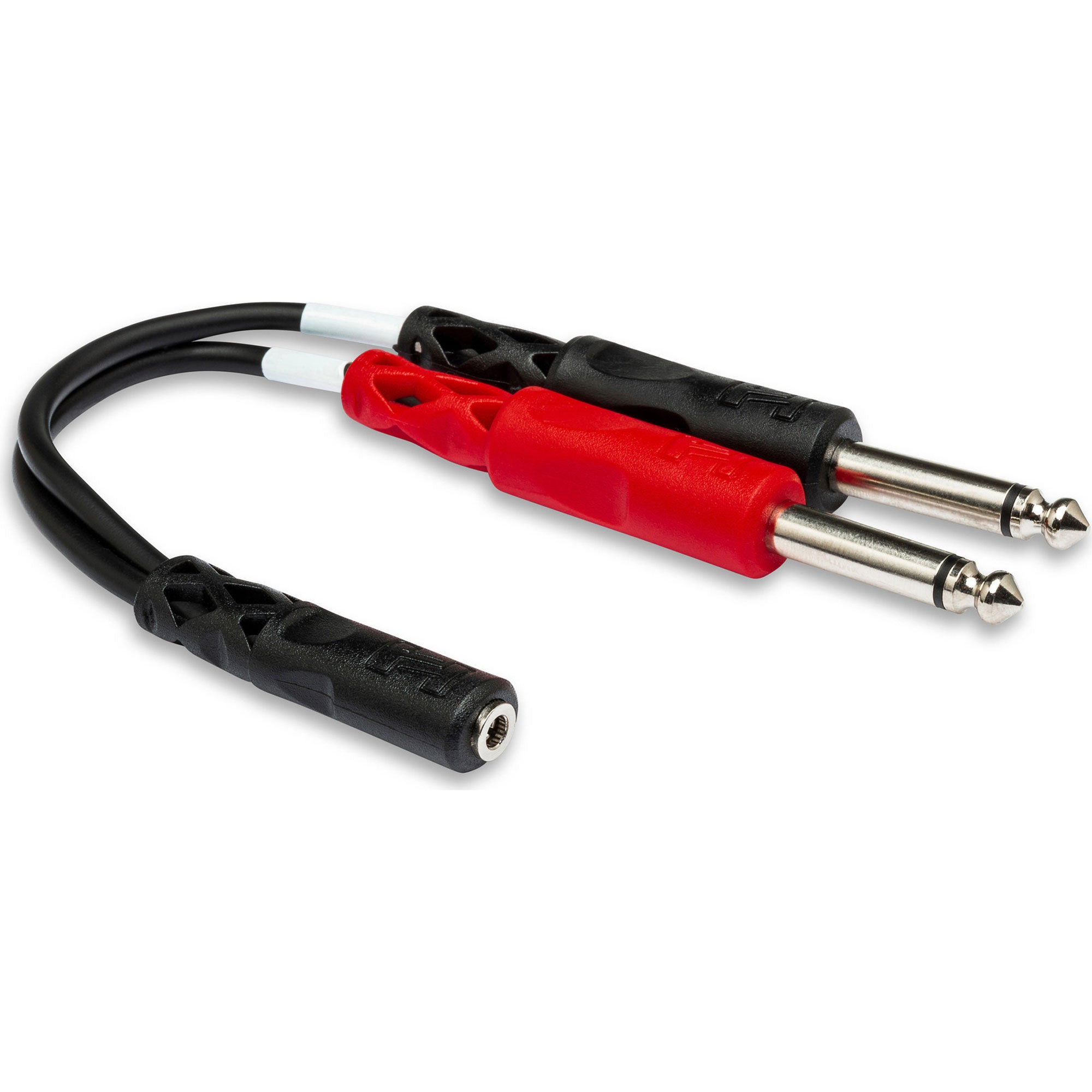 Hosa YMP-434 Female 3.5mm TRS to Dual Male 1/4" TS Stereo Breakout Cable