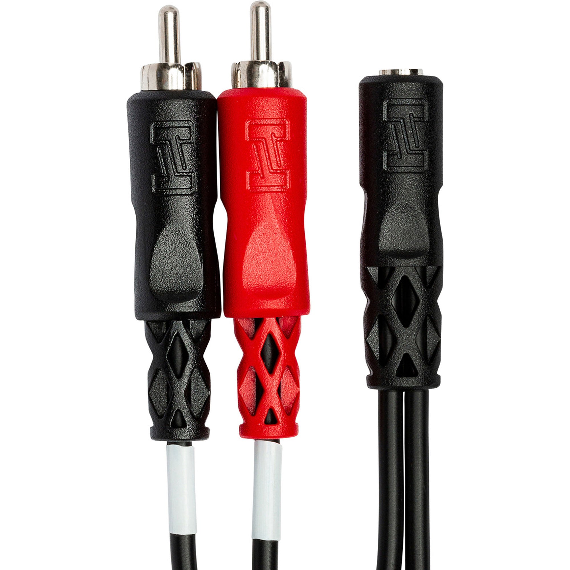 Hosa YMR-197 Female 3.5mm TRS to Dual RCA Male Stereo Breakout Cable