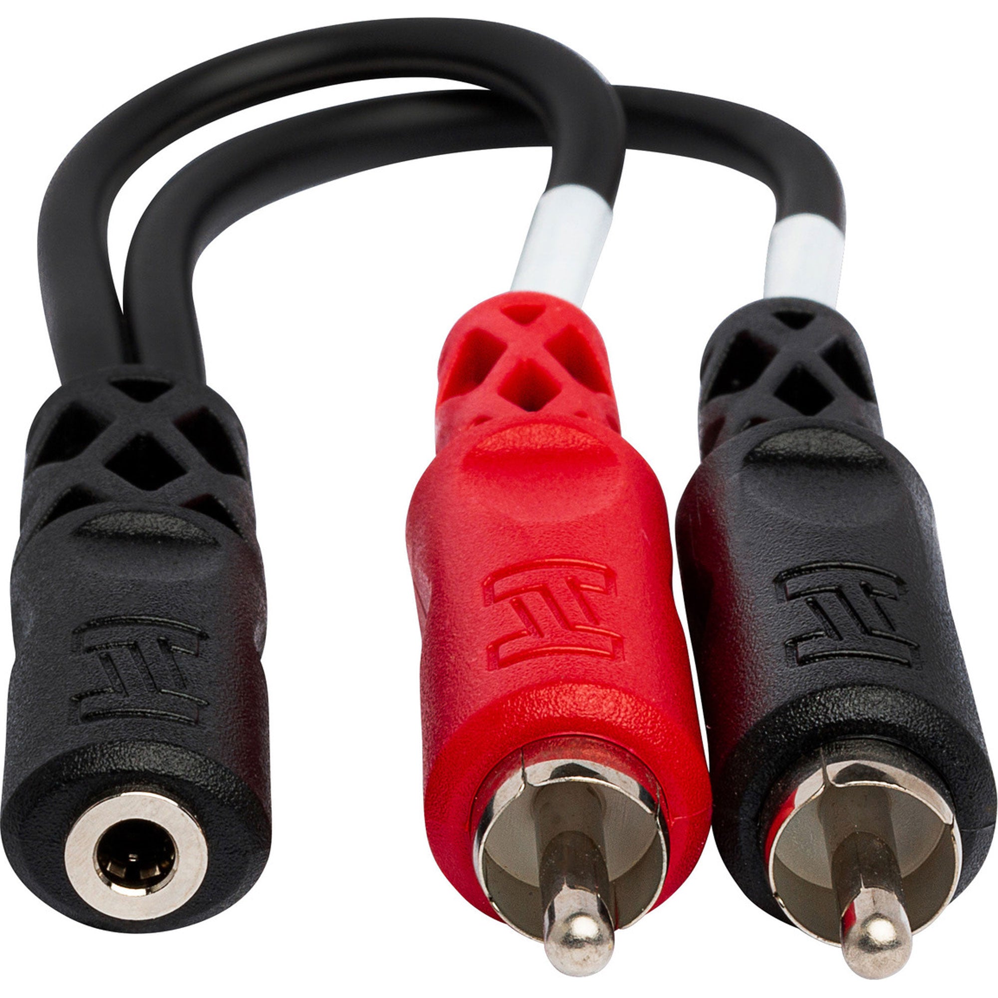 Hosa YMR-197 Female 3.5mm TRS to Dual RCA Male Stereo Breakout Cable