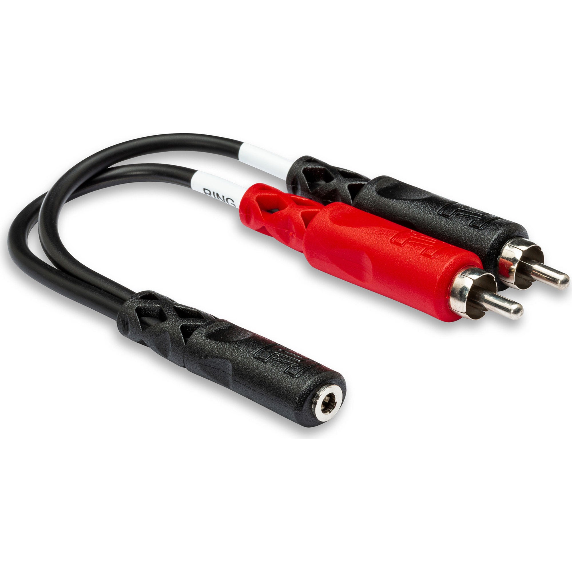 Hosa YMR-197 Female 3.5mm TRS to Dual RCA Male Stereo Breakout Cable