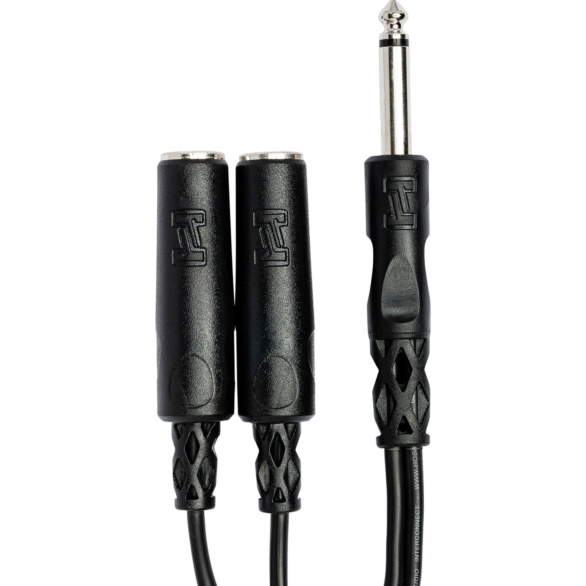 Hosa YPP-111 1/4" TS Male to Dual 1/4" TS Female Y Cable