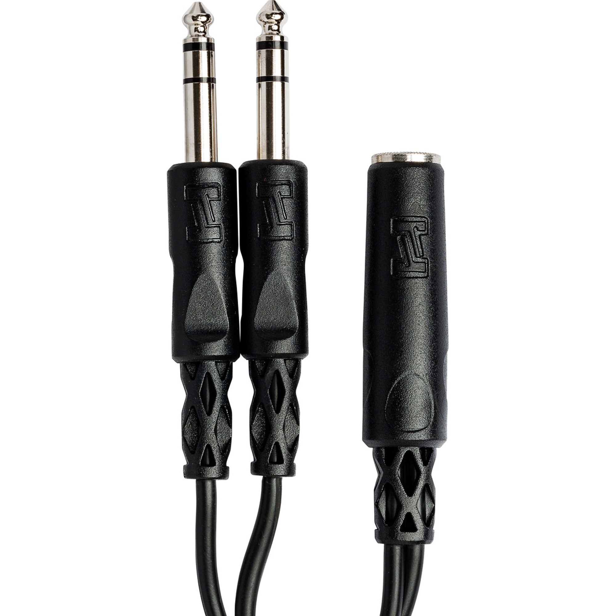 Hosa YPP-308 1/4" TRS Female to Dual 1/4" TRS Male Y Cable