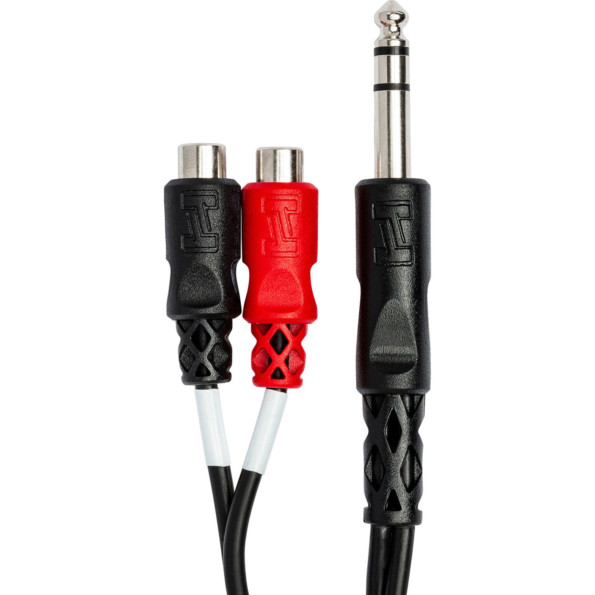Hosa YPR-102 1/4" TRS Male to Dual RCA Female Stereo Breakout Cable