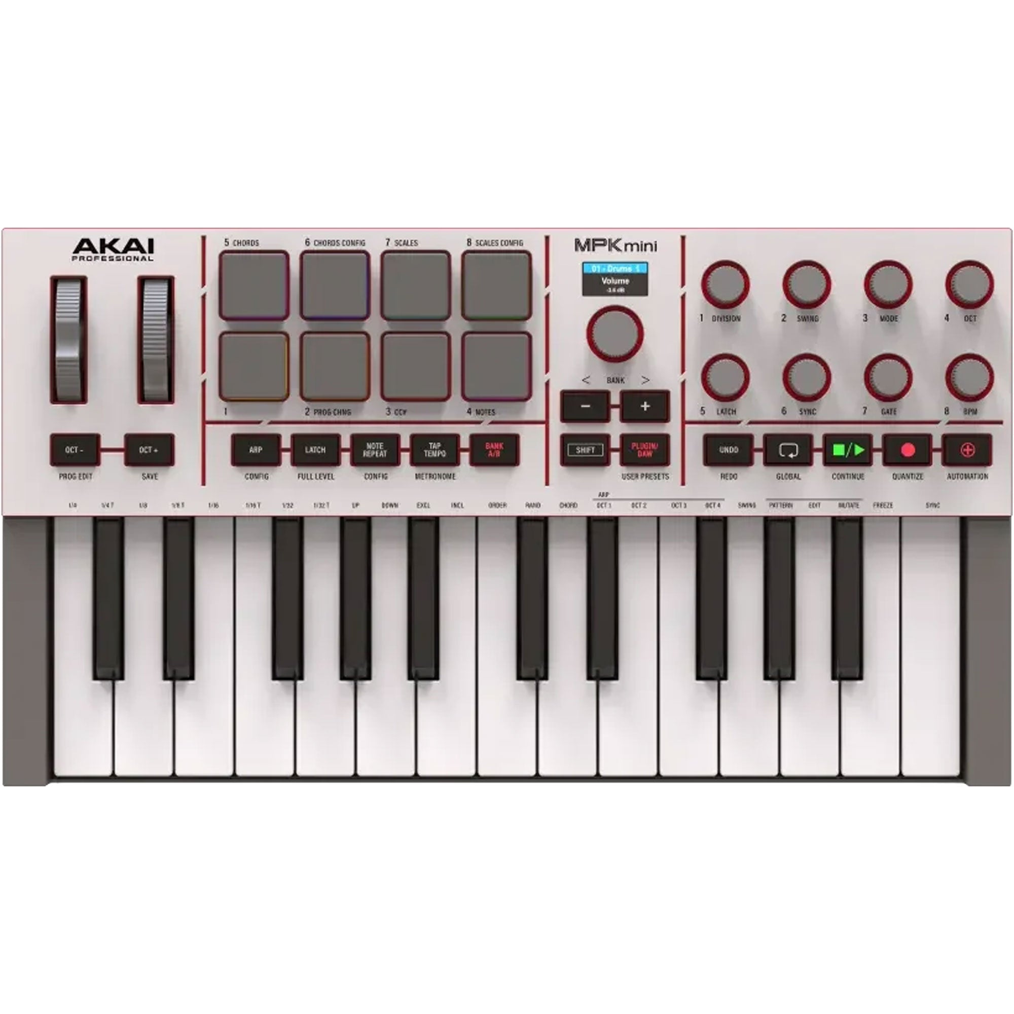 Akai Professional MPK Mini IV 25-Key MIDI Controller (Gray)