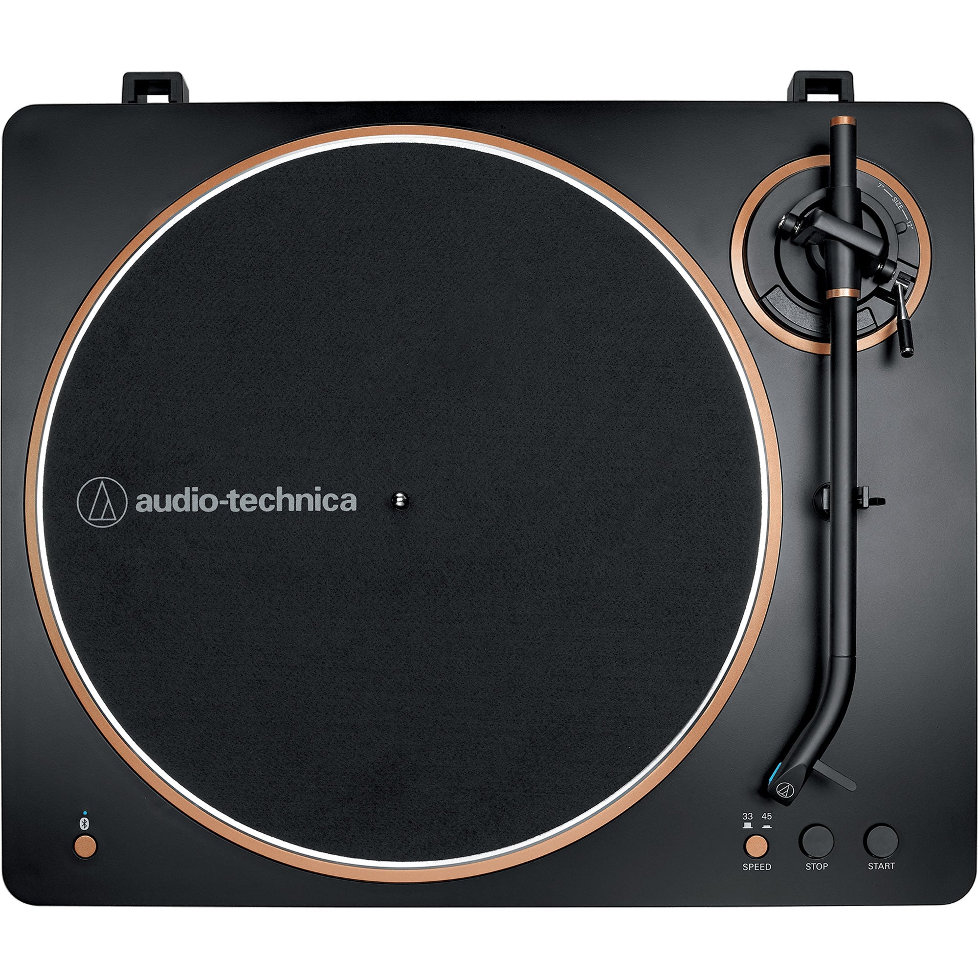 Audio-Technica AT-LP70XBT Fully Automatic Belt-Drive Turntable with Bluetooth (Black/Bronze)
