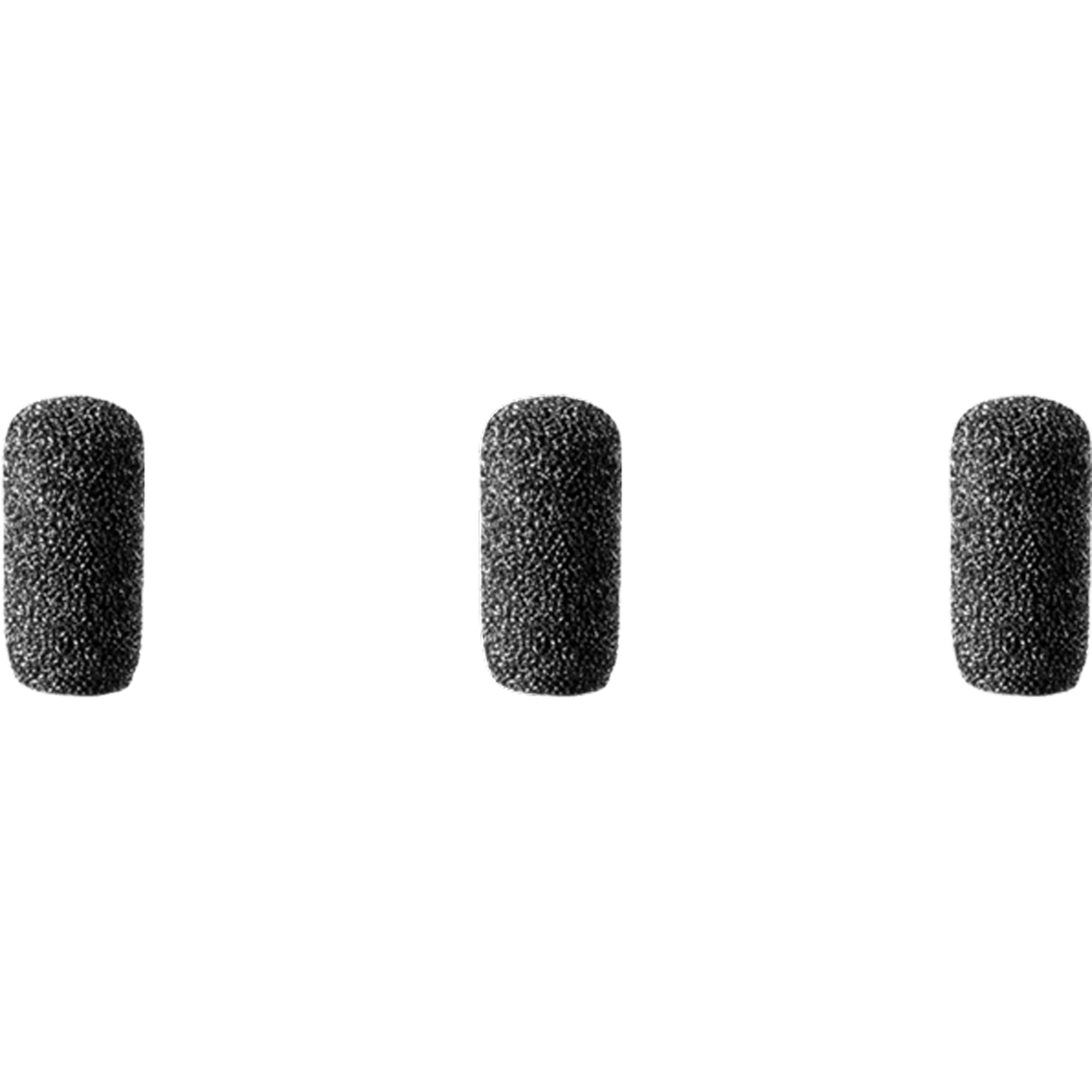 Audio-Technica AT8157 Windscreens for AT892 Head-worn Microphone (3 Pack, Black)