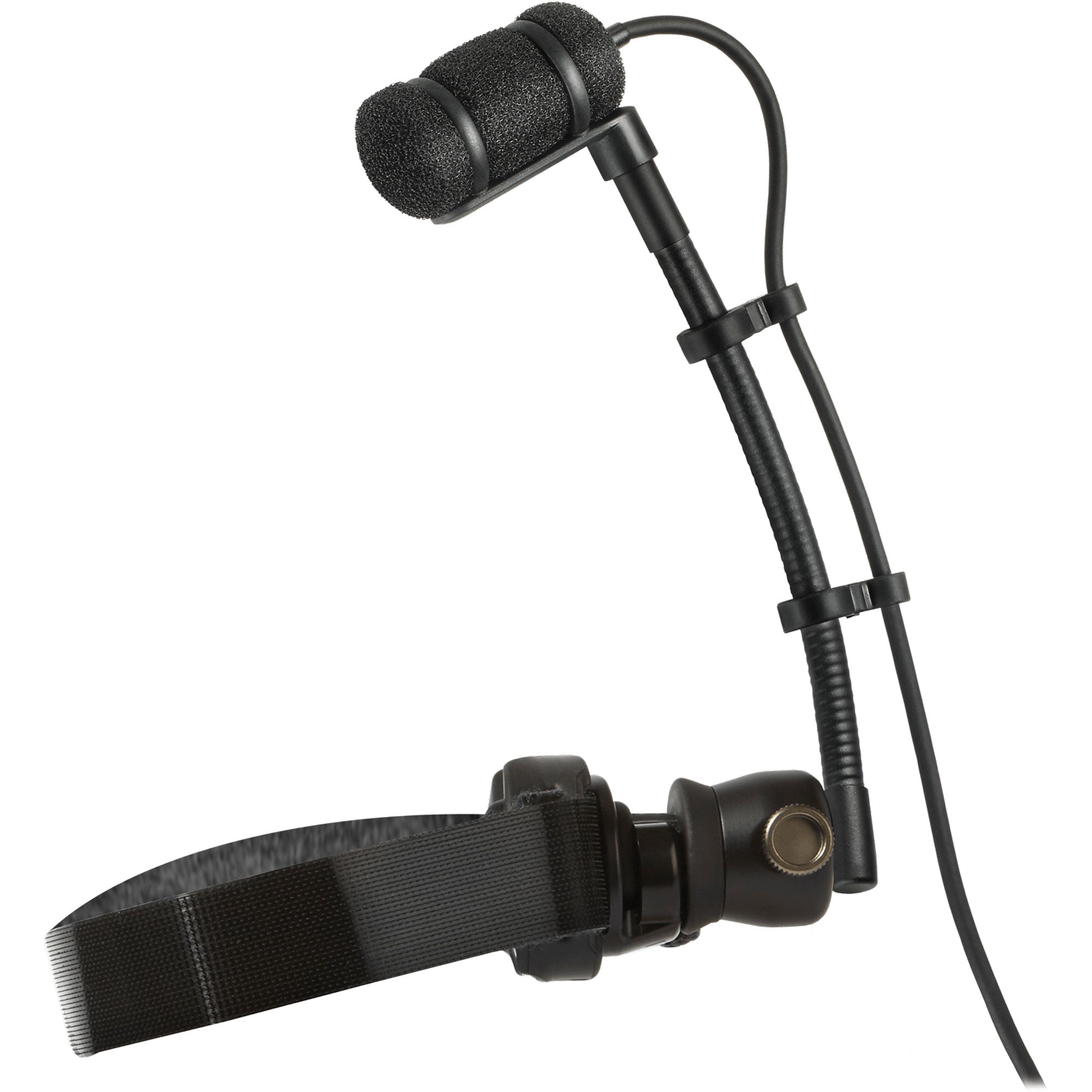 Audio-Technica ATM350W Cardioid Condenser Instrument Microphone with Universal Mount