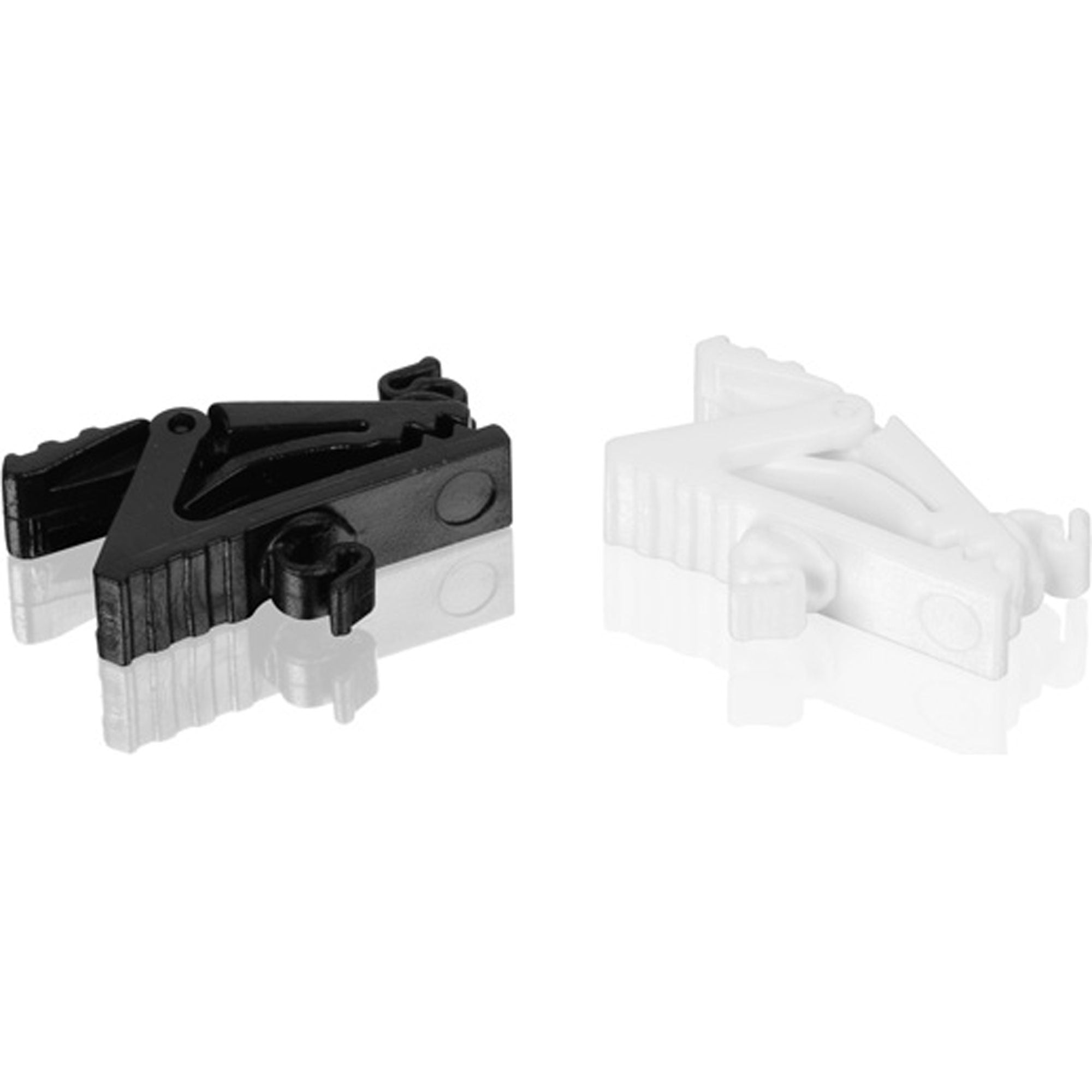 Countryman EMW Single Tie Clip Set (1 Black and 1 White)