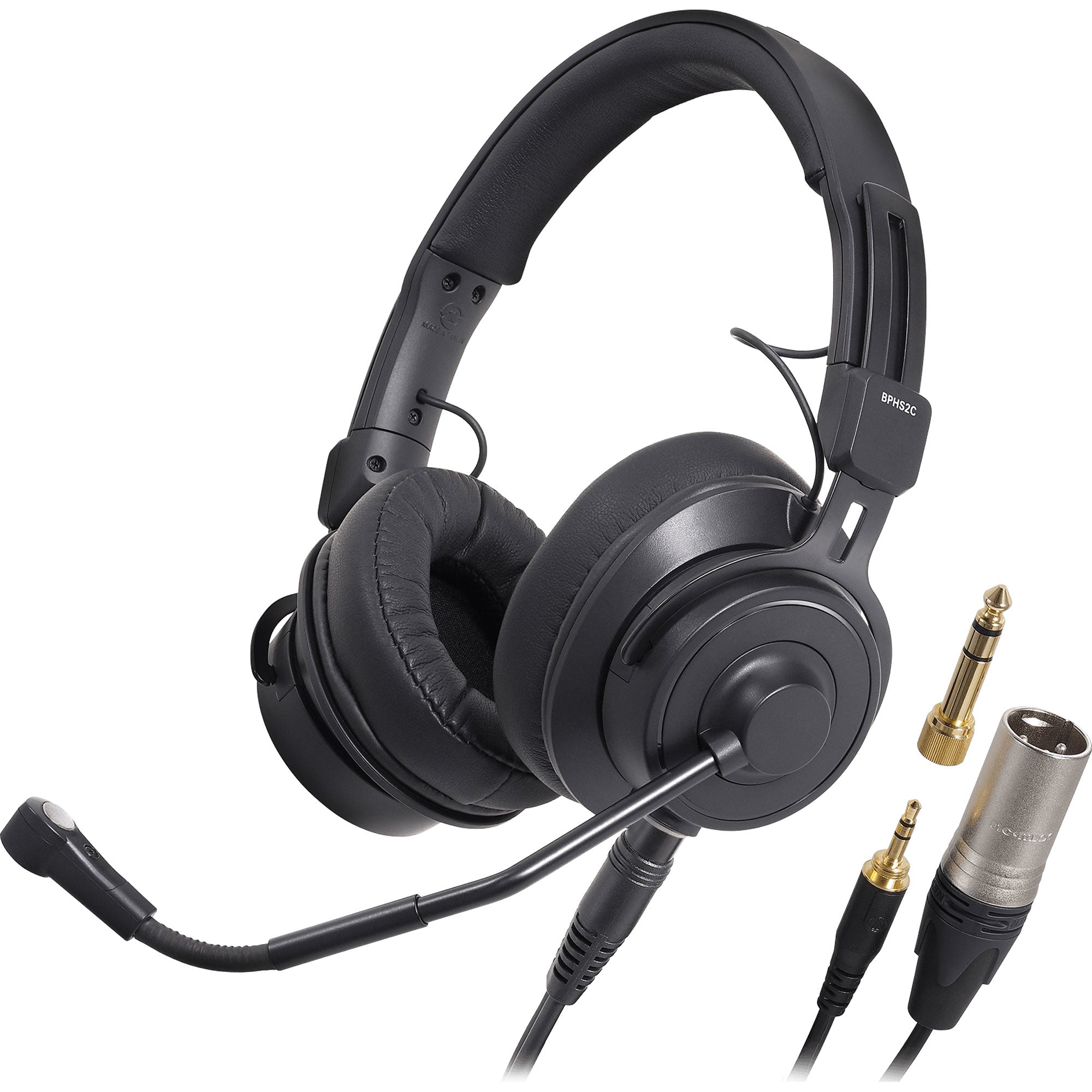 Audio-Technica BPHS2Ca Broadcast Stereo Headset with Cardioid Condenser Boom Microphone