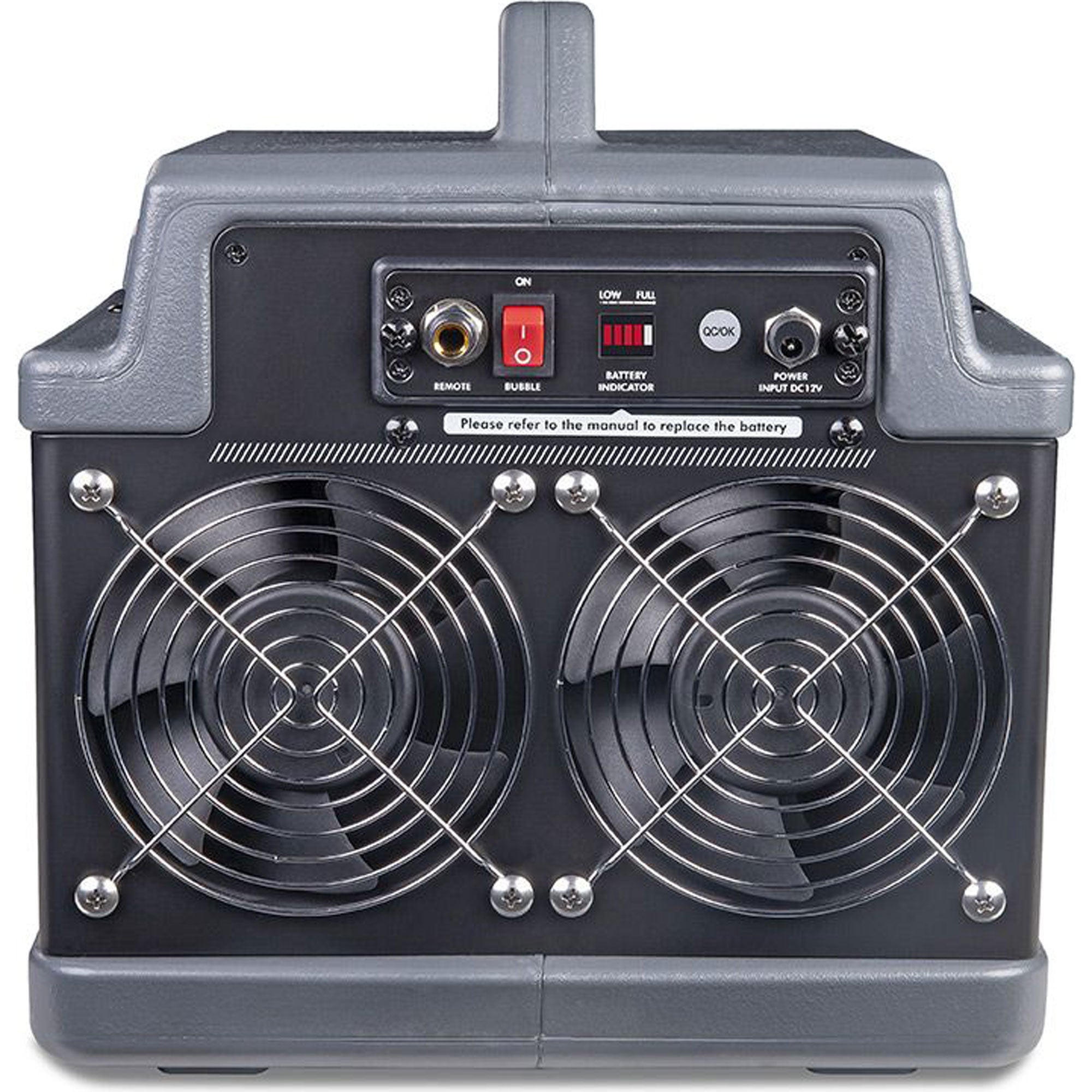 Eliminator Lighting Bubbletron EXL GO Portable Battery Powered Bubble Machine with Wireless Remote