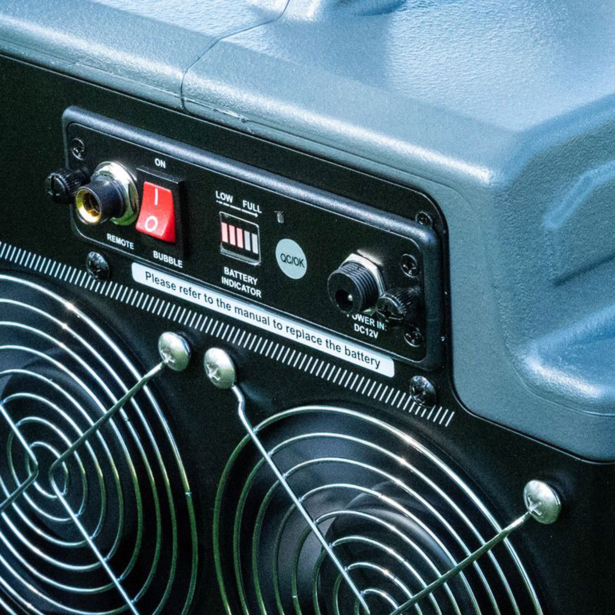 Eliminator Lighting Bubbletron EXL GO Portable Battery Powered Bubble Machine with Wireless Remote