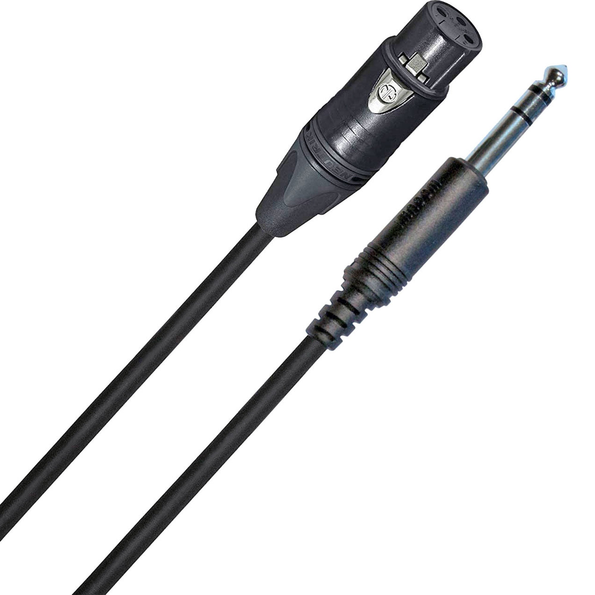 Performance Audio Female XLR to 1/4" Phone TRS Cable (5')