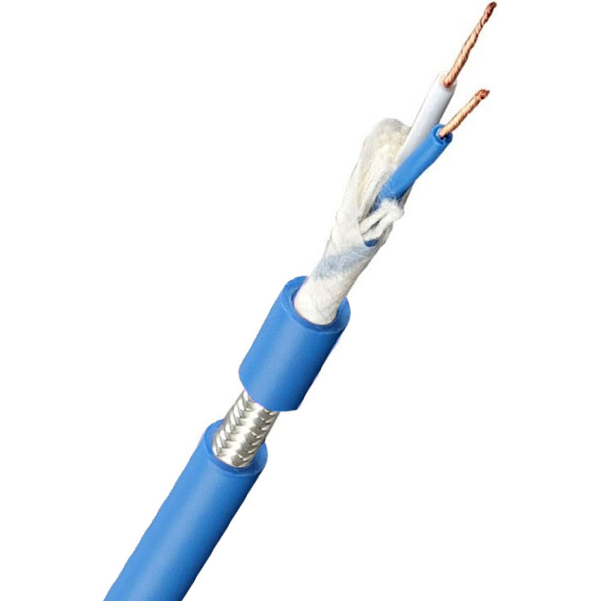Canare L-2T2S 2-conductor Microphone Cable (Blue, 656'/200m)