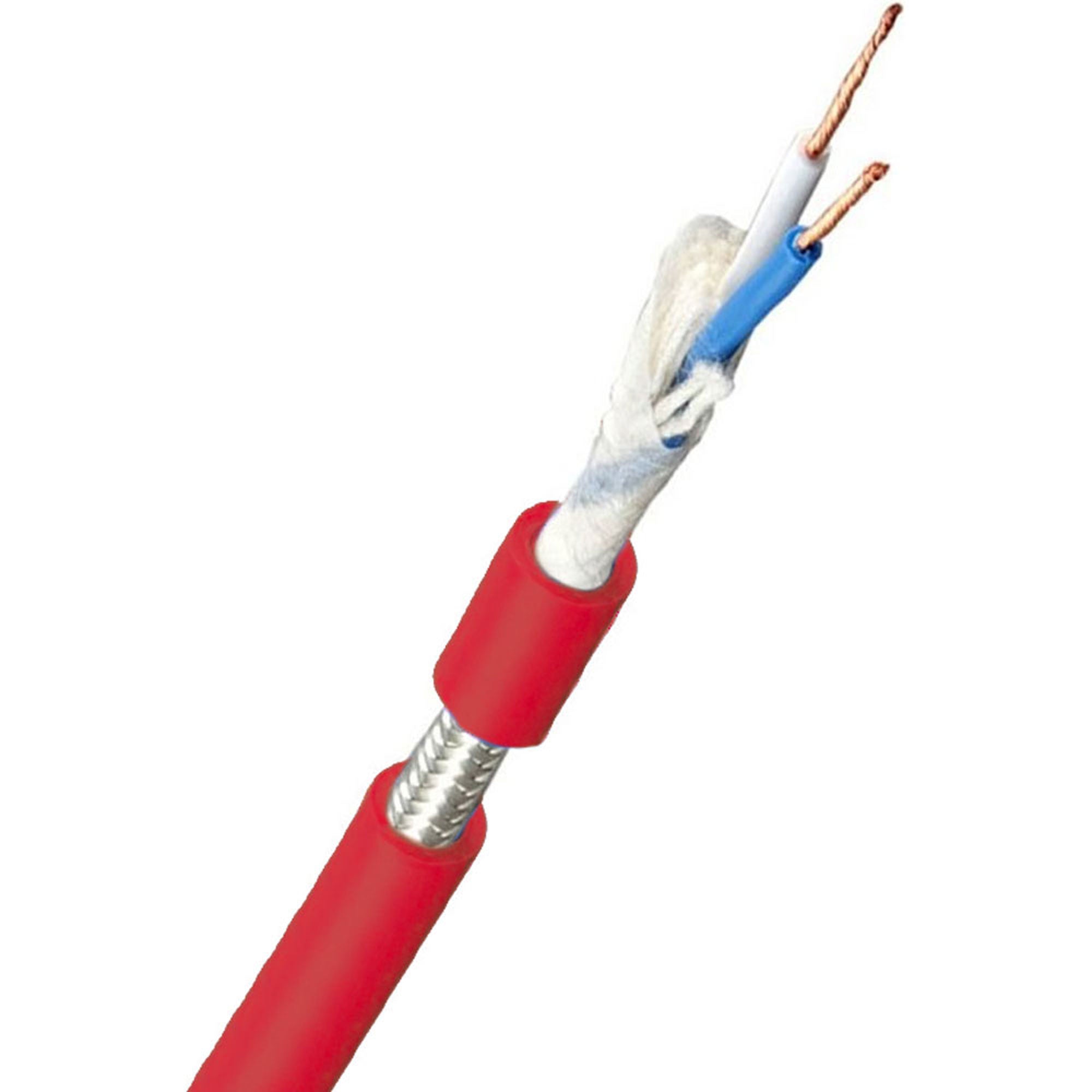 Canare L-2T2S 2-conductor Microphone Cable (Red, 656'/200m)
