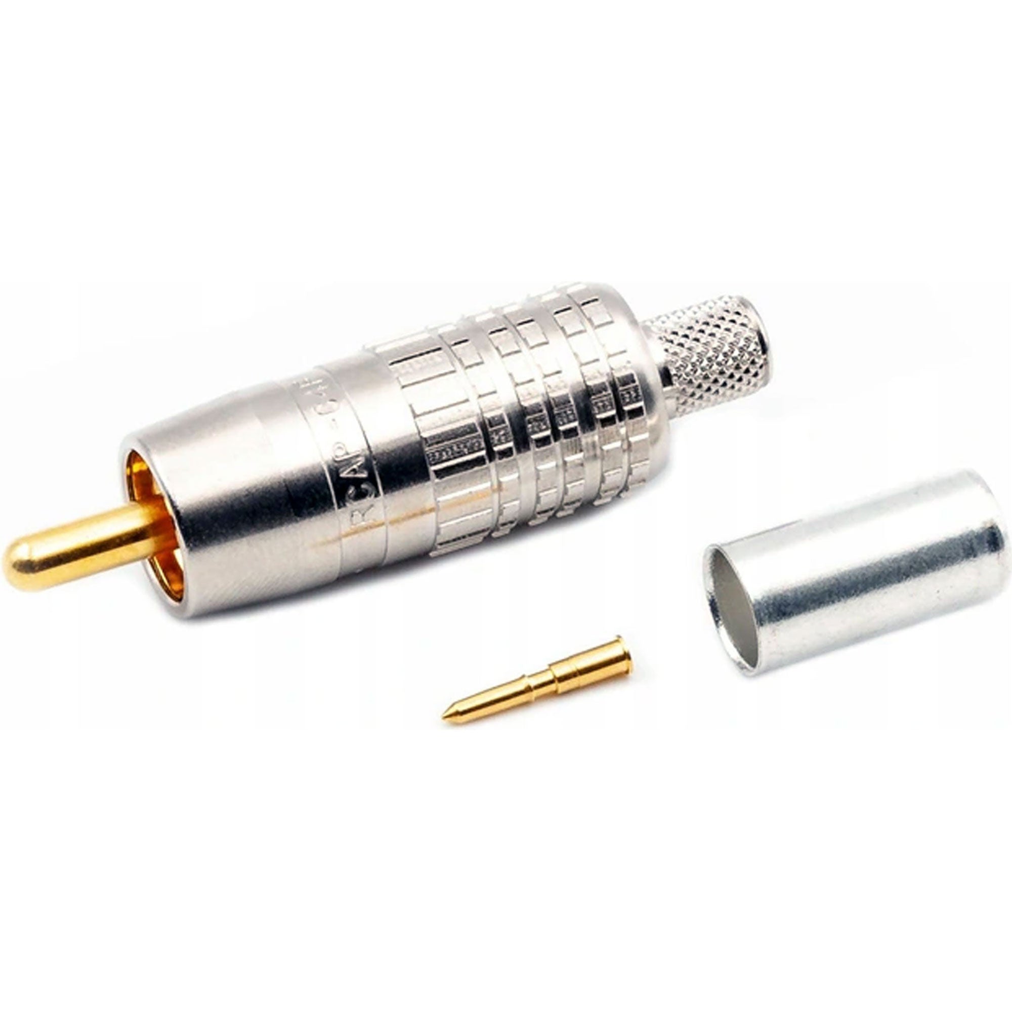 Canare RCAP-C3F 75 Ohm RCA Crimp Plug Connector for L-3CFB, etc.