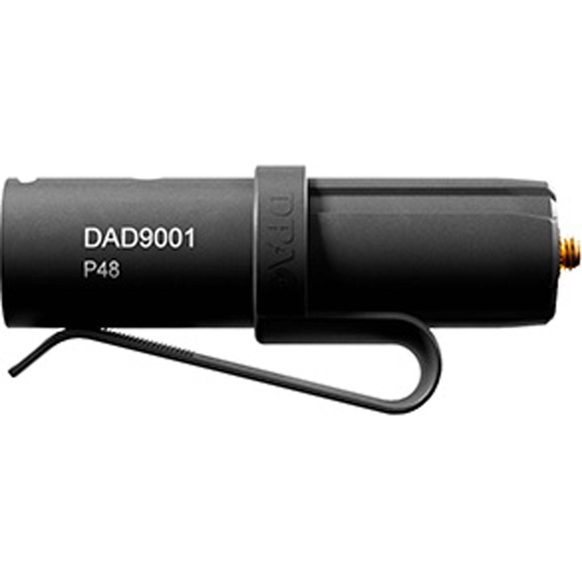 DPA DAD9001 MicroLock to 3-Pin XLR Adapter with Belt Clip