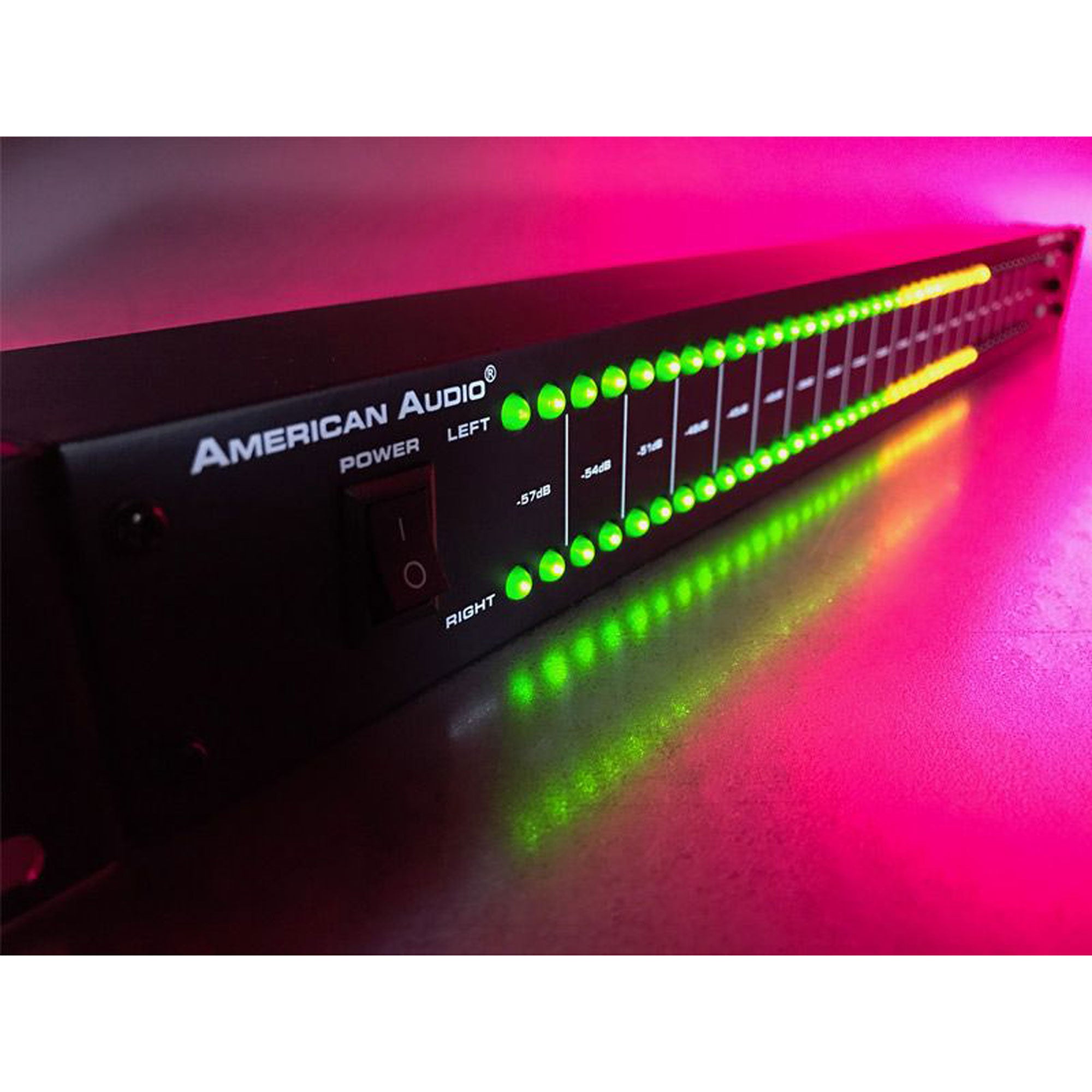 American DJ DB Display MkII LED dB Level Display & Amp Rack Lightshow