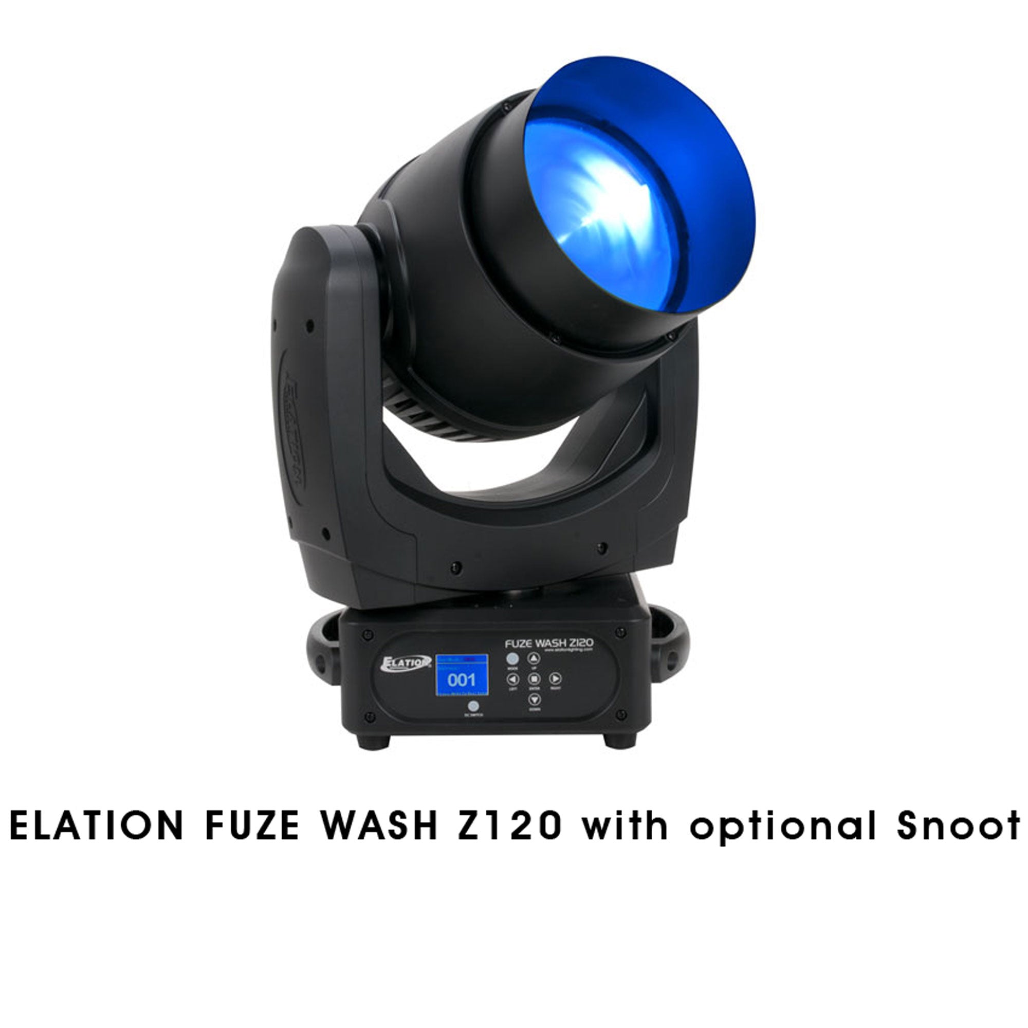Elation FUZE WASH Z120 RGBW COB LED Moving Head Par Light Fixture (120W)
