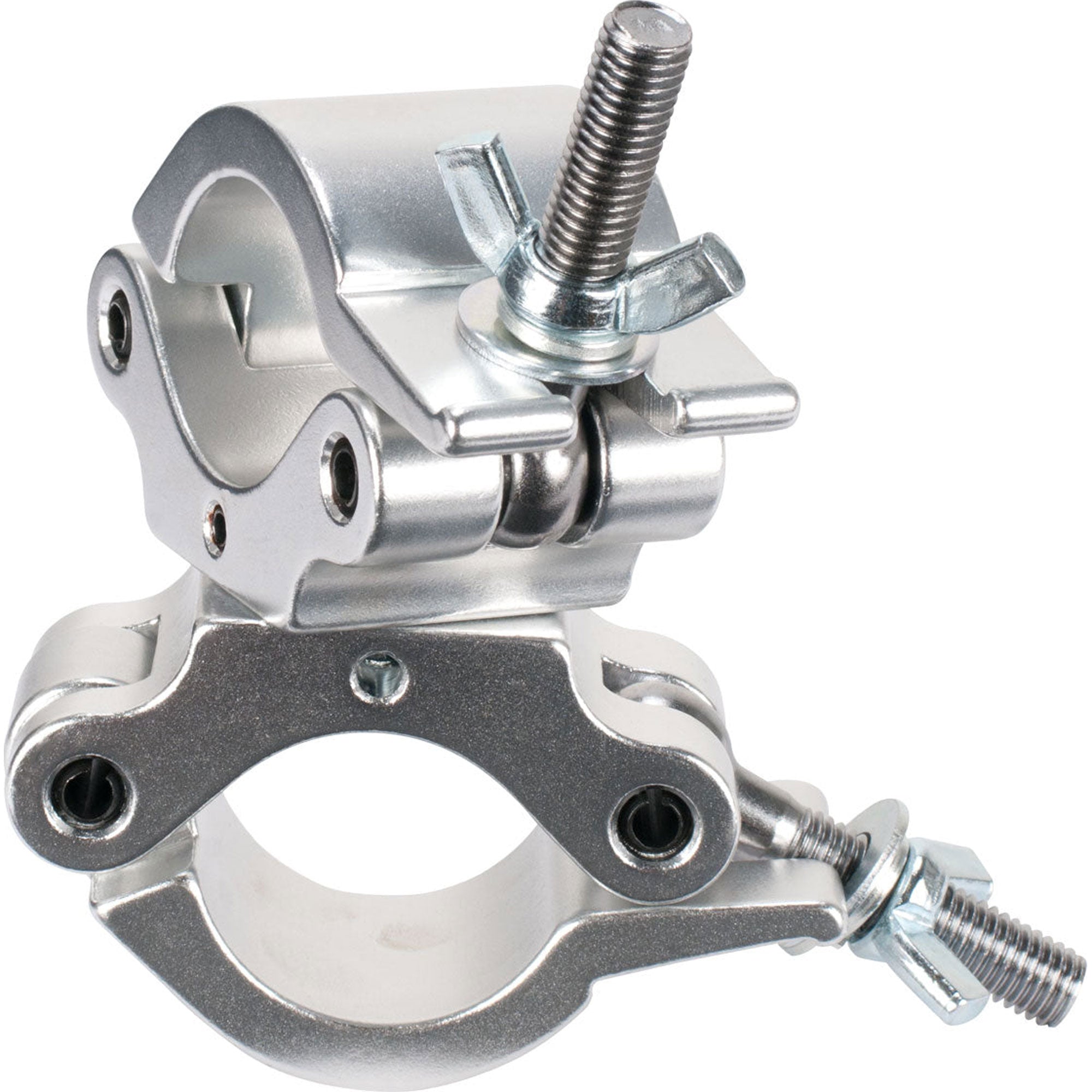 Elation Pro Swivel Clamp Heavy-Duty Dual Swivel Clamp for 50mm Tubing (Silver)