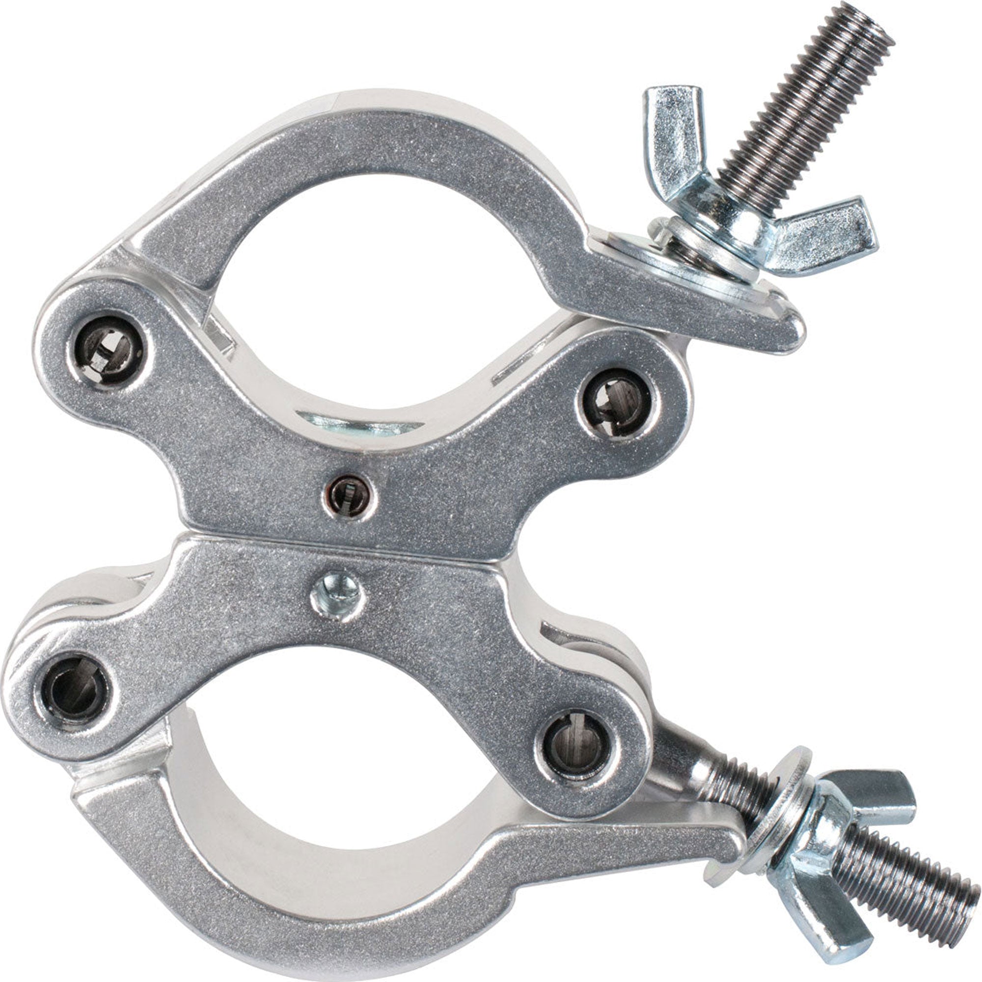 Elation Pro Swivel Clamp Heavy-Duty Dual Swivel Clamp for 50mm Tubing (Silver)