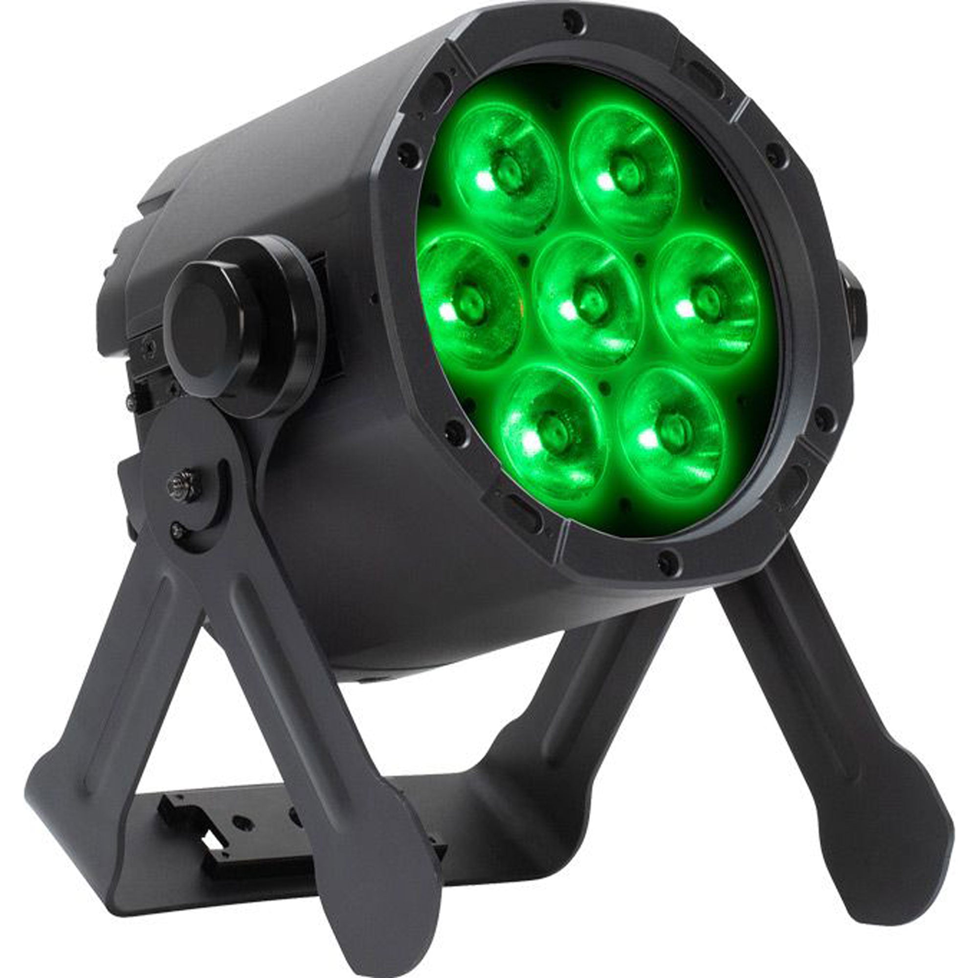 American DJ ElectraPix Par 7 IP65 Outdoor-Rated Battery Powered RGBAL+UV LED PAR Fixture