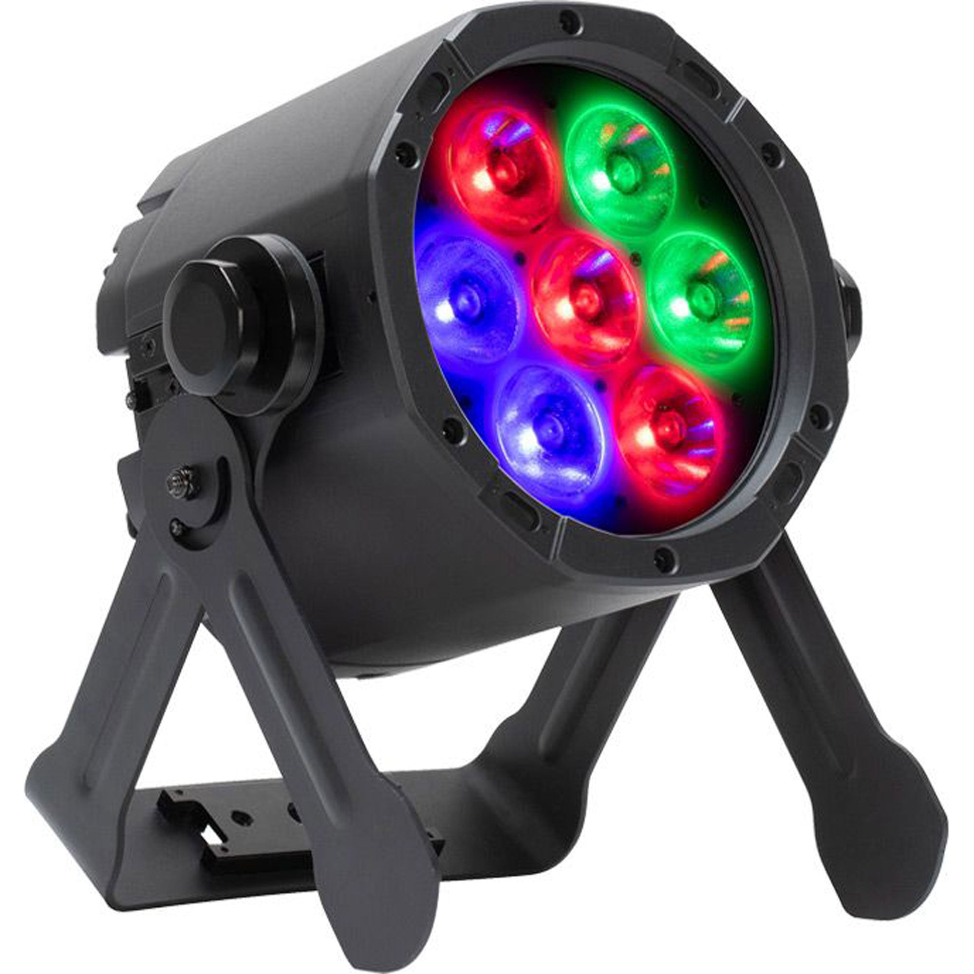American DJ ElectraPix Par 7 IP65 Outdoor-Rated Battery Powered RGBAL+UV LED PAR Fixture