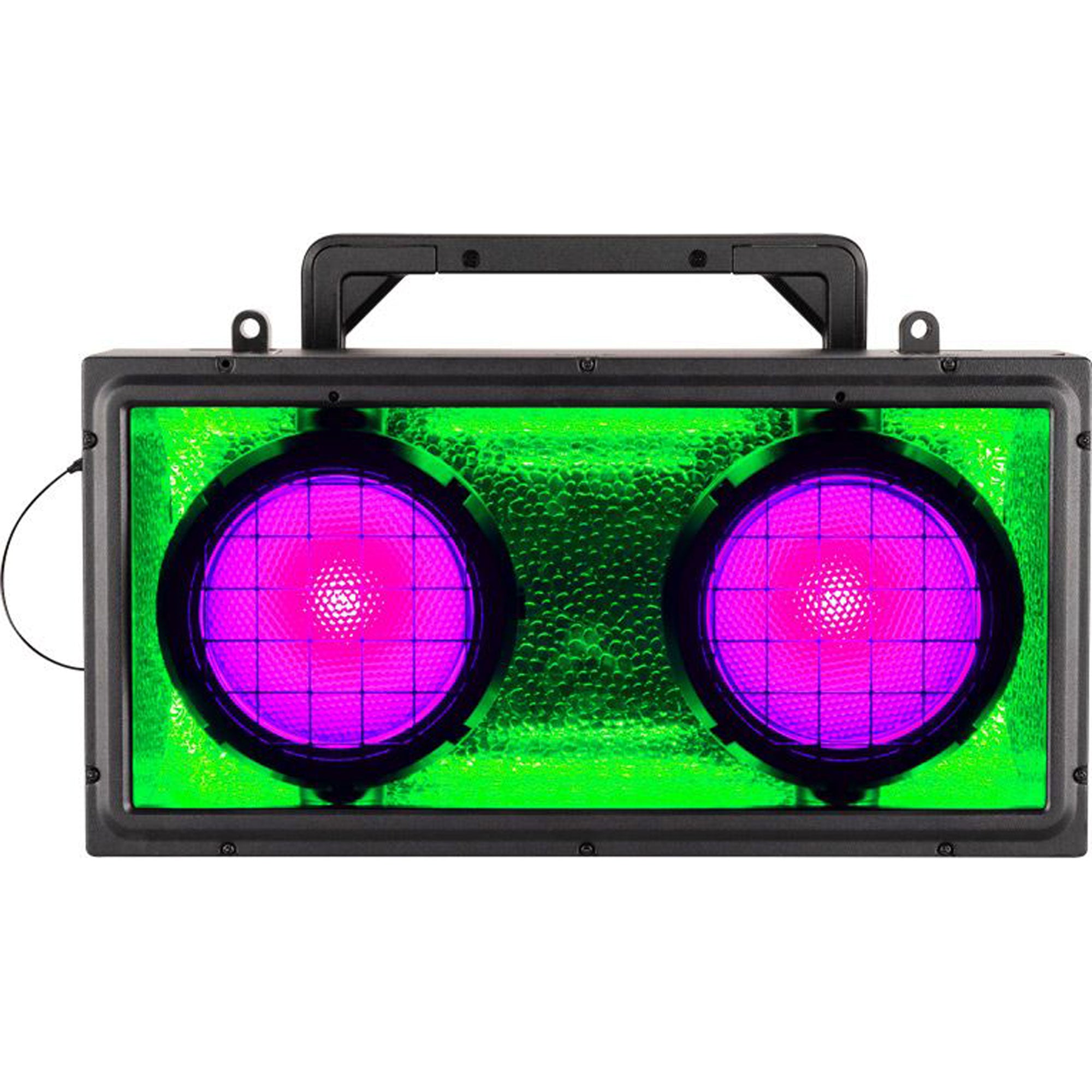 American DJ Encore DBX RGBAW LED Dual-Lens Blinder/Strobe Light Fixture with Background RGB LEDs