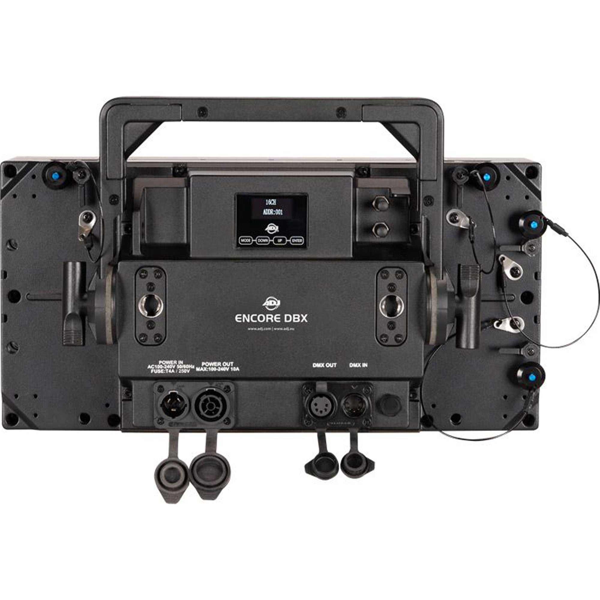 American DJ Encore DBX RGBAW LED Dual-Lens Blinder/Strobe Light Fixture with Background RGB LEDs