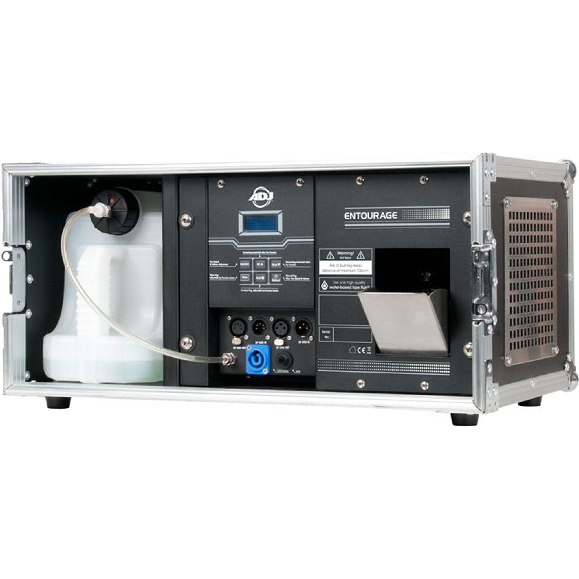 American DJ Entourage 1400W Professional Fog/Haze Faze Machine Built into Flight Case