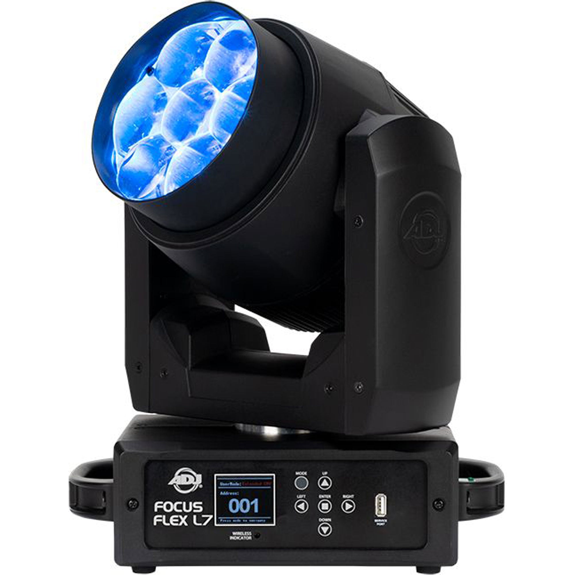 American DJ Focus Flex L7 RGBW LED Moving Head Wash Light Fixture with Pixel Effects